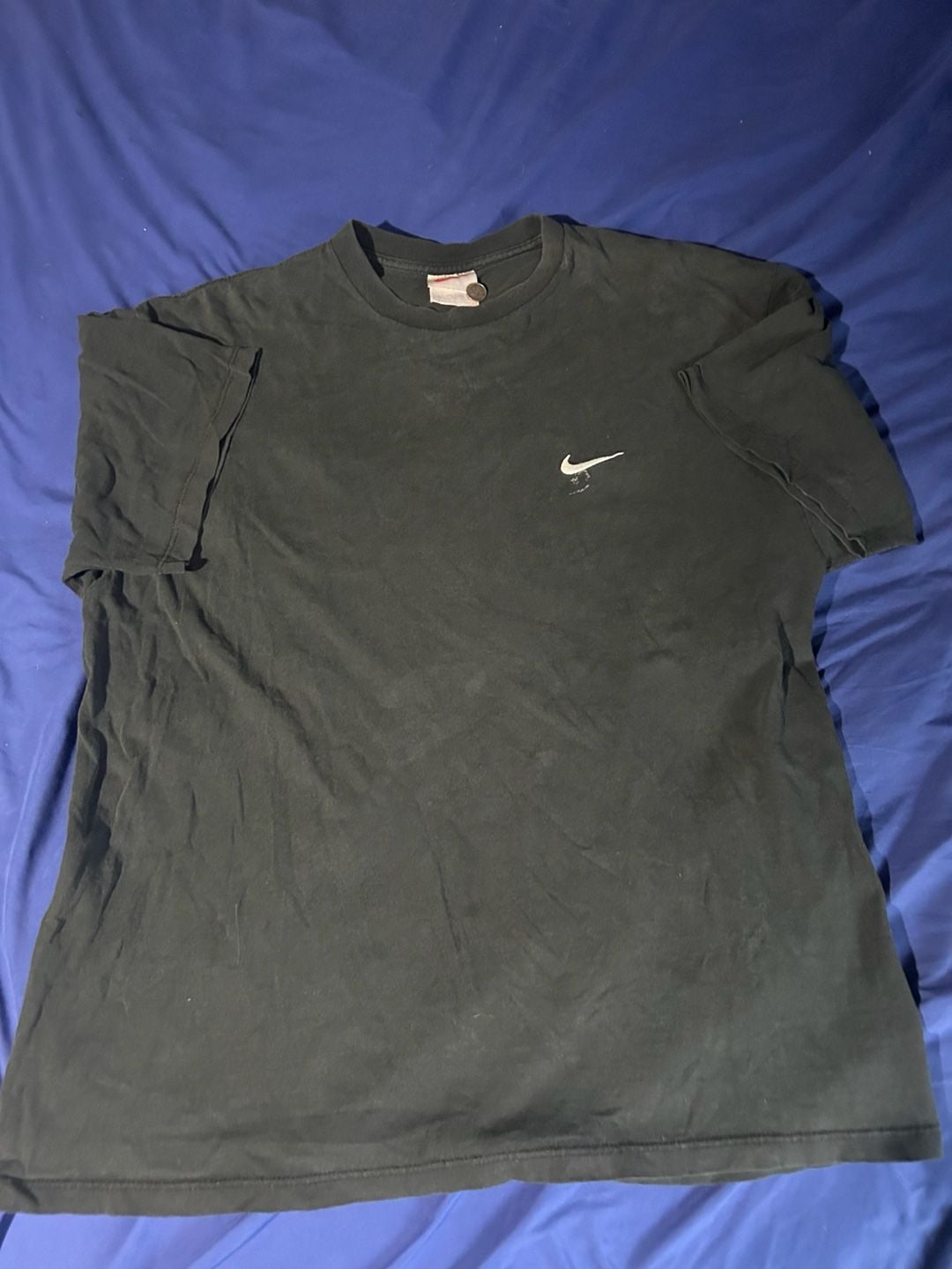 Nike Made In Usa Vintage T-Shirt Size L Black Swoosh Logo L 2