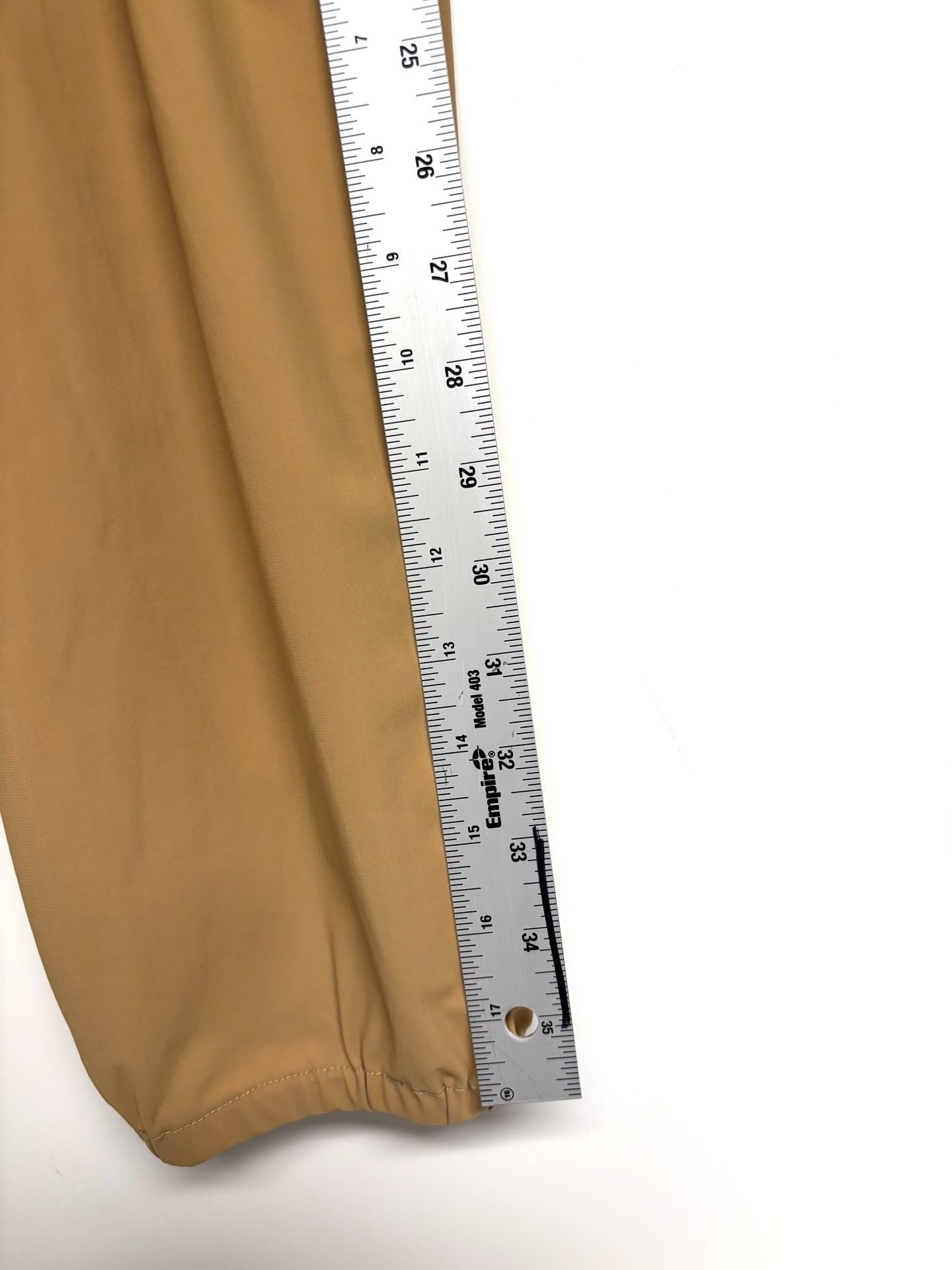 Retrology Cargo Jogger Pants Size S Tan Nylon Spandex Elastic Waist 7