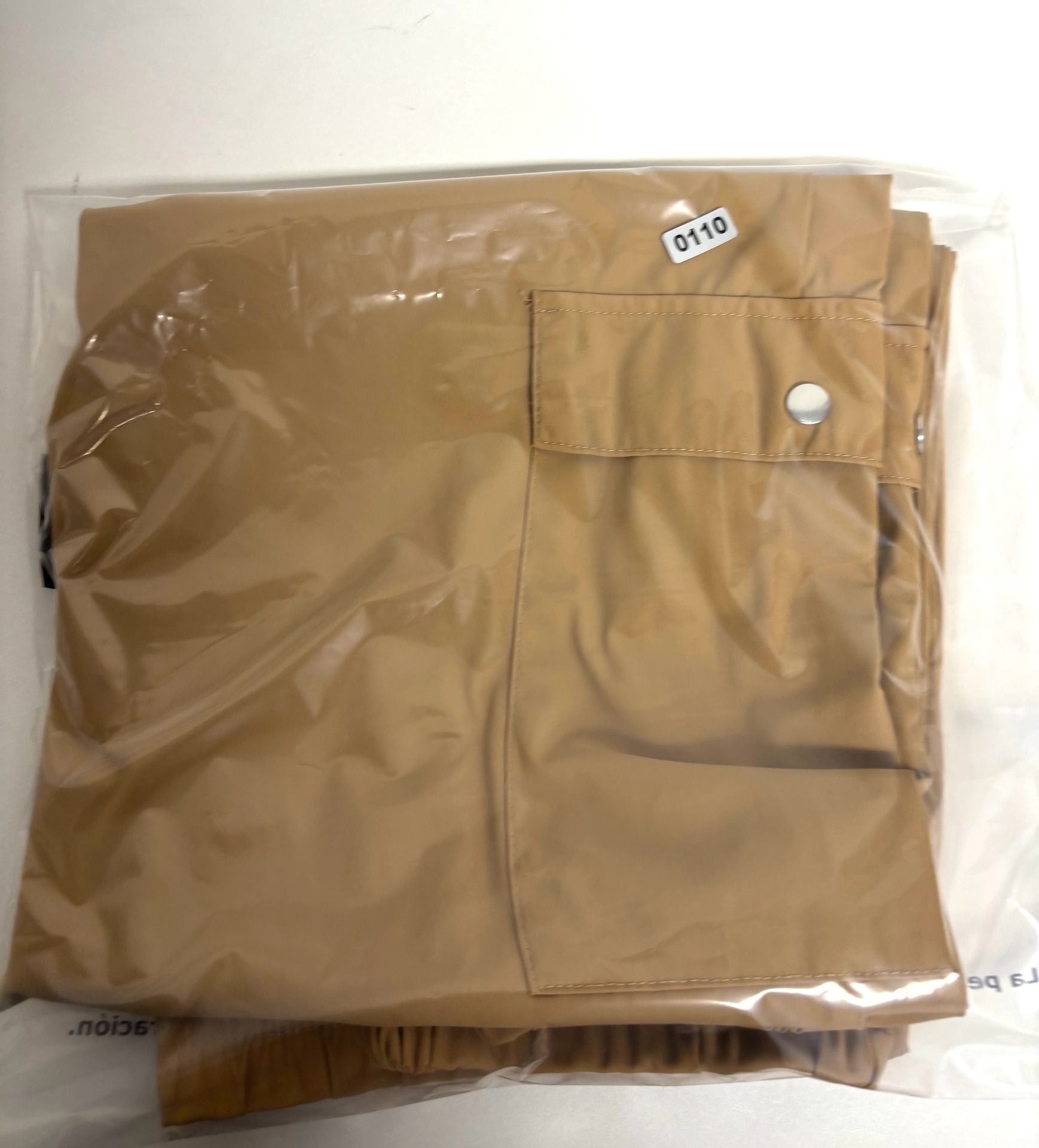 Retrology Cargo Jogger Pants Size S Tan Nylon Spandex Elastic Waist 8