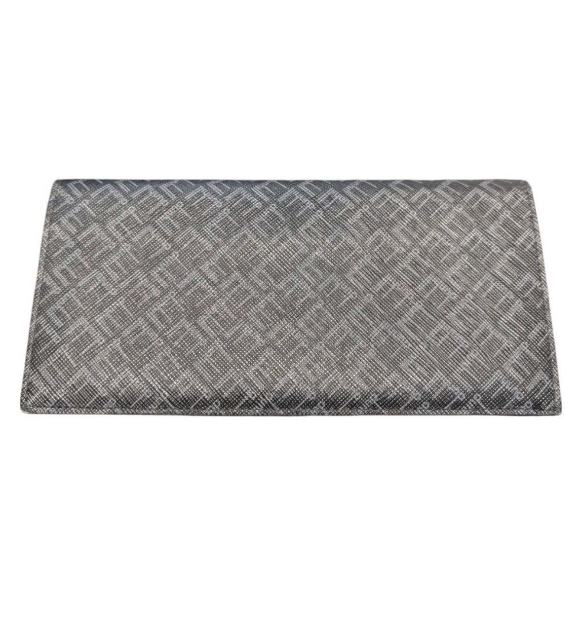 Alfred Dunhill Long Wallet Grey Monogram Coated Canvas 3