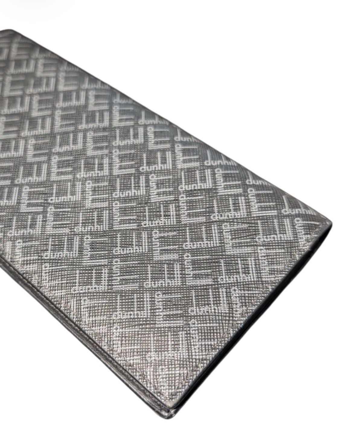 Alfred Dunhill Long Wallet Grey Monogram Coated Canvas 6