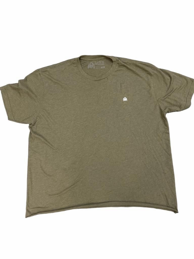Into The AM T-Shirt Size 2XL Olive Green Heather Crewneck Short Sleeve 6