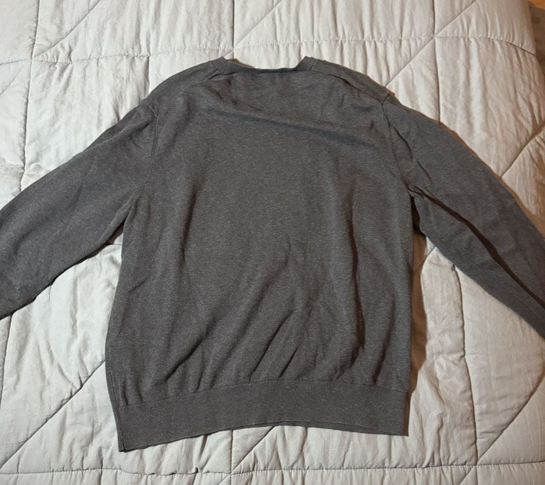 Calvin Klein Sweater Size L Dark Gray Crewneck 8