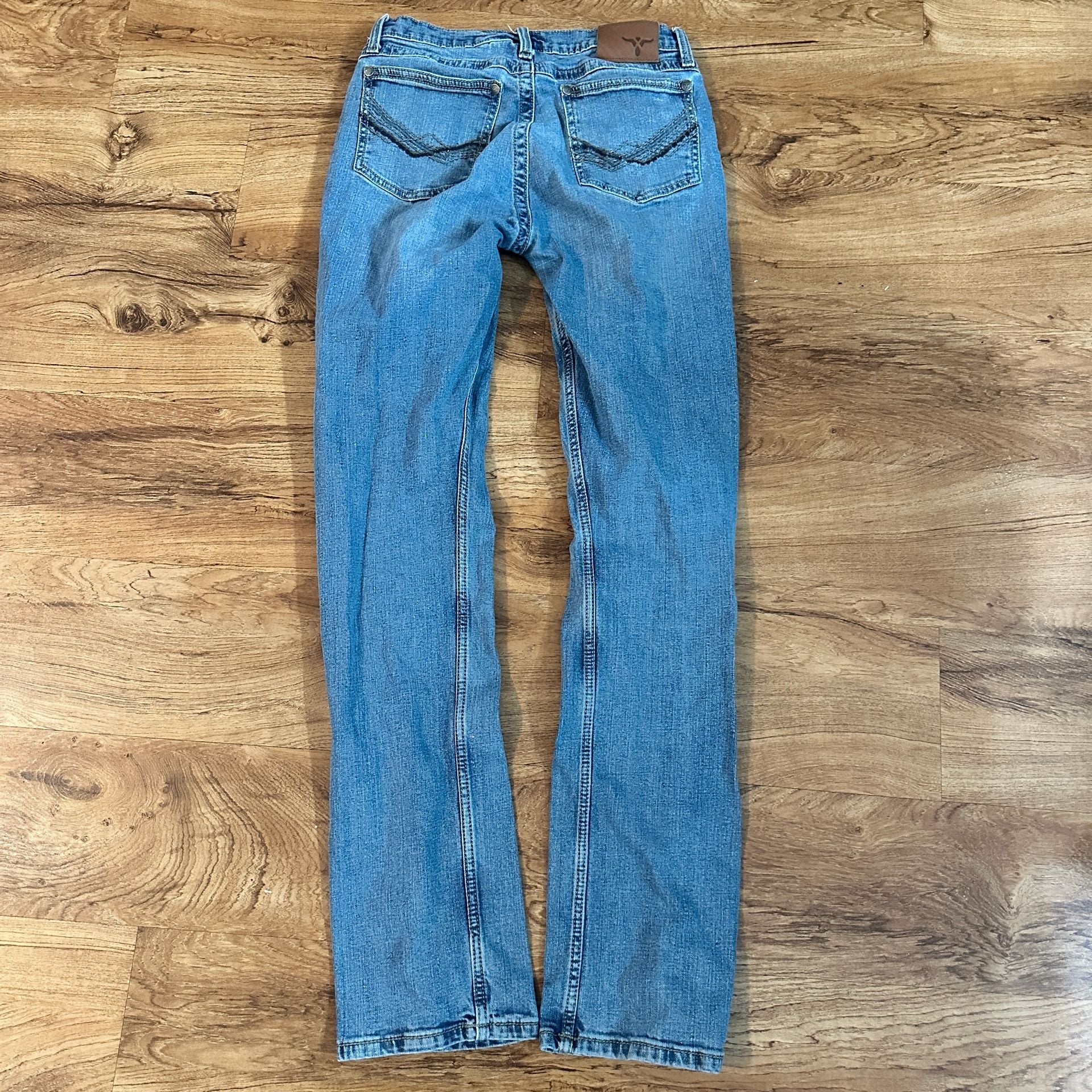 Wrangler Bootcut Jeans Blue Denim 8