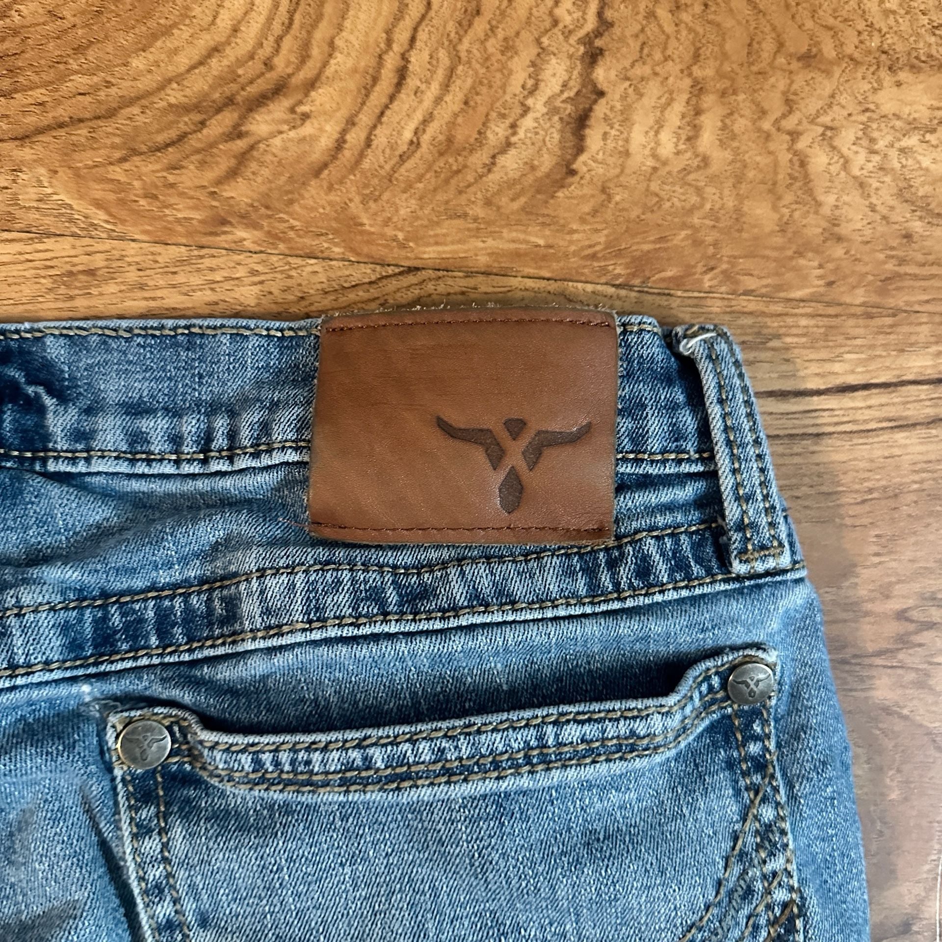 Wrangler Bootcut Jeans Blue Denim 9