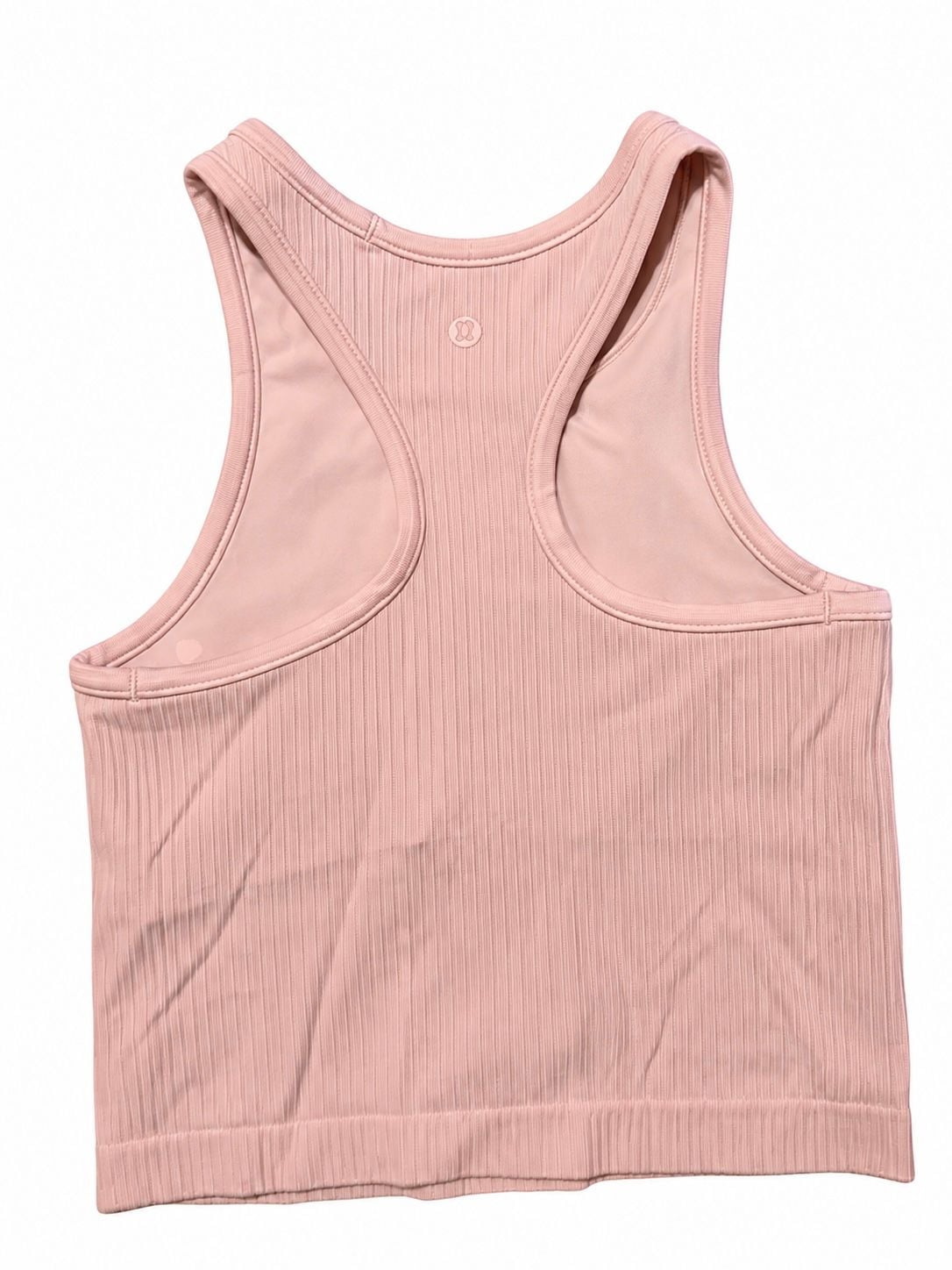 Lululemon Align Tank Top Size 4 Pink Ribbed Cropped Athletic 3