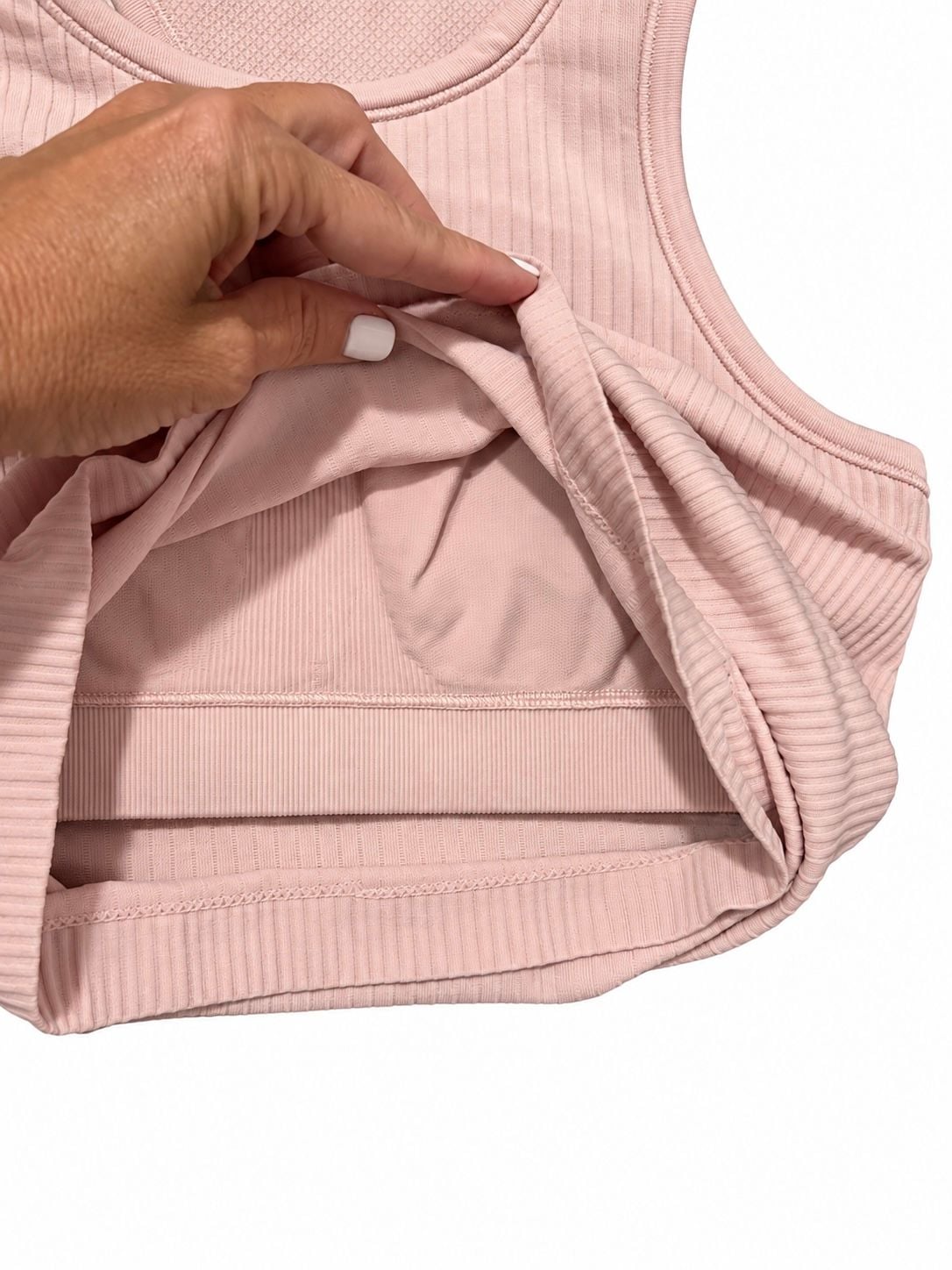 Lululemon Align Tank Top Size 4 Pink Ribbed Cropped Athletic 5
