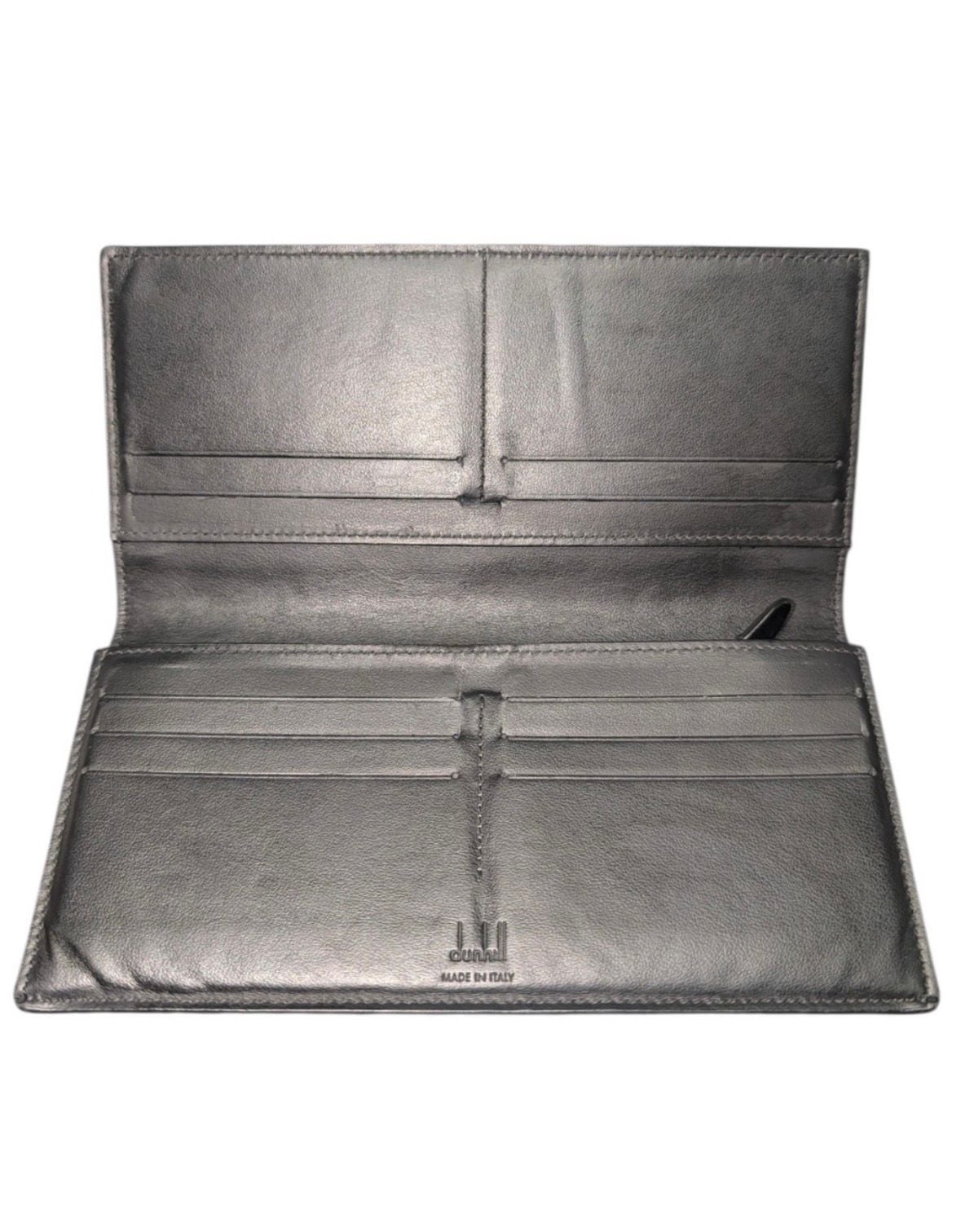 Alfred Dunhill Long Wallet Grey Monogram Coated Canvas 5