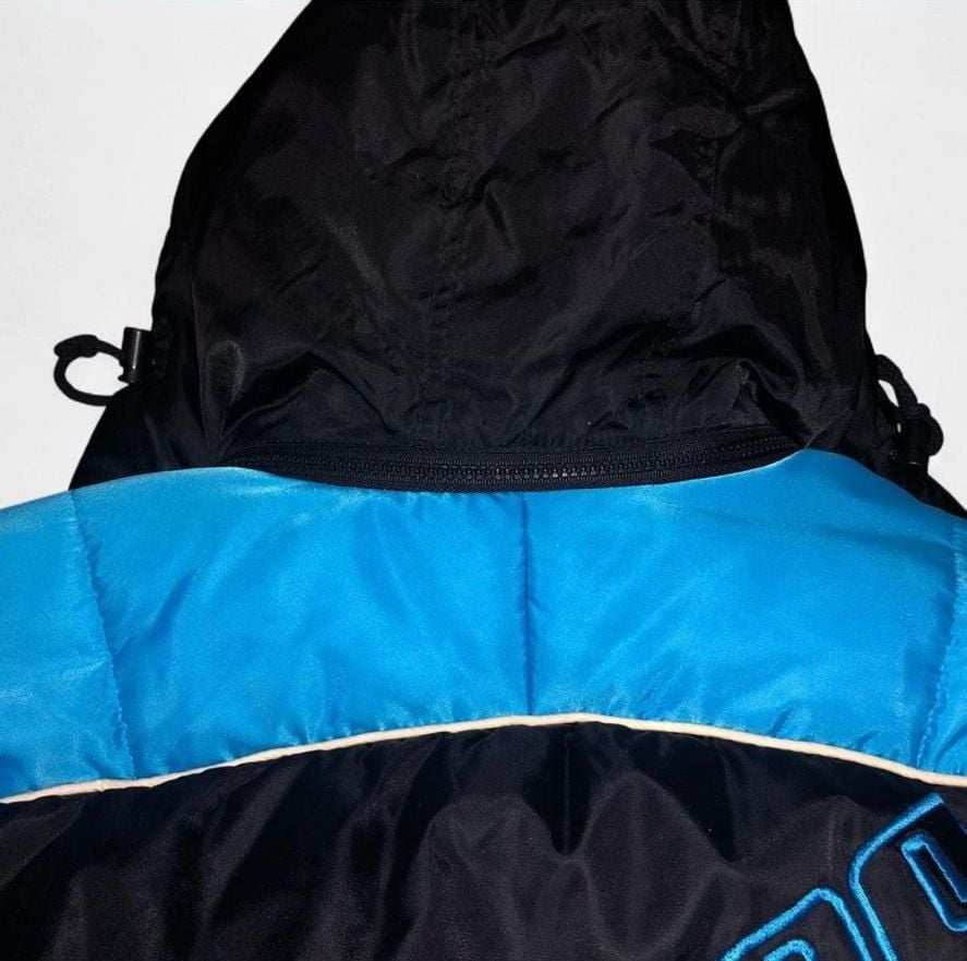 NFL Carolina Panthers Puffer Jacket Blue Black 7