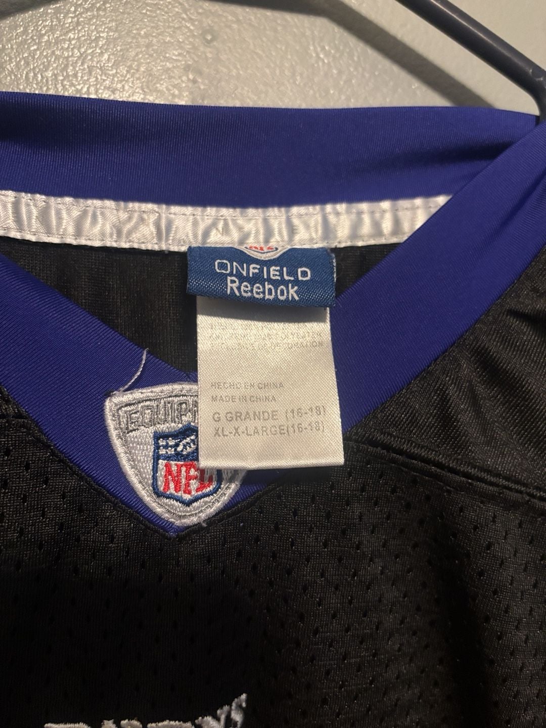Reebok NFL Baltimore Ravens Boldin 81 XL-X-Large Jersey Black 5