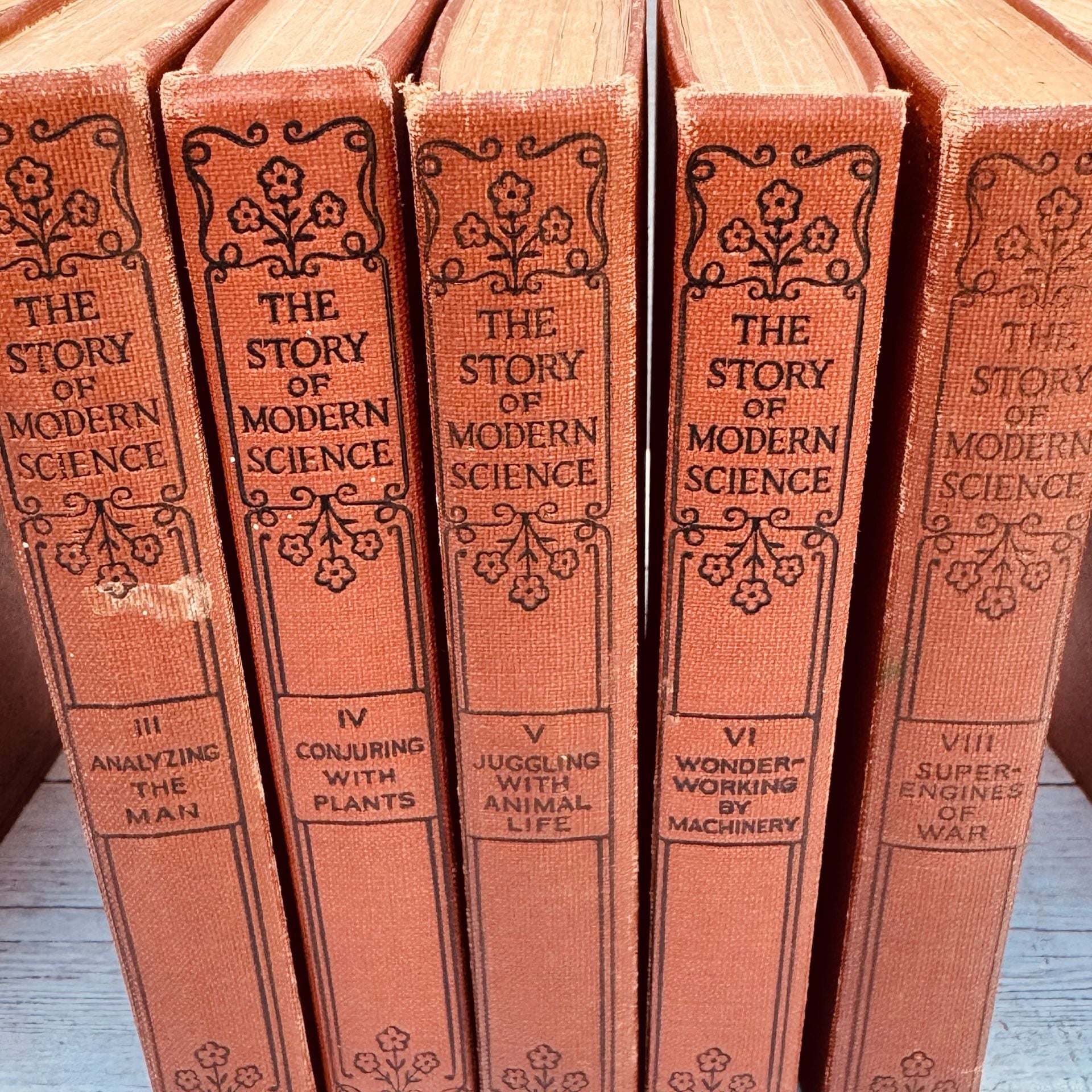 The Story of Modern Science Henry Smith Williams 7 Book Lot Vintage 2