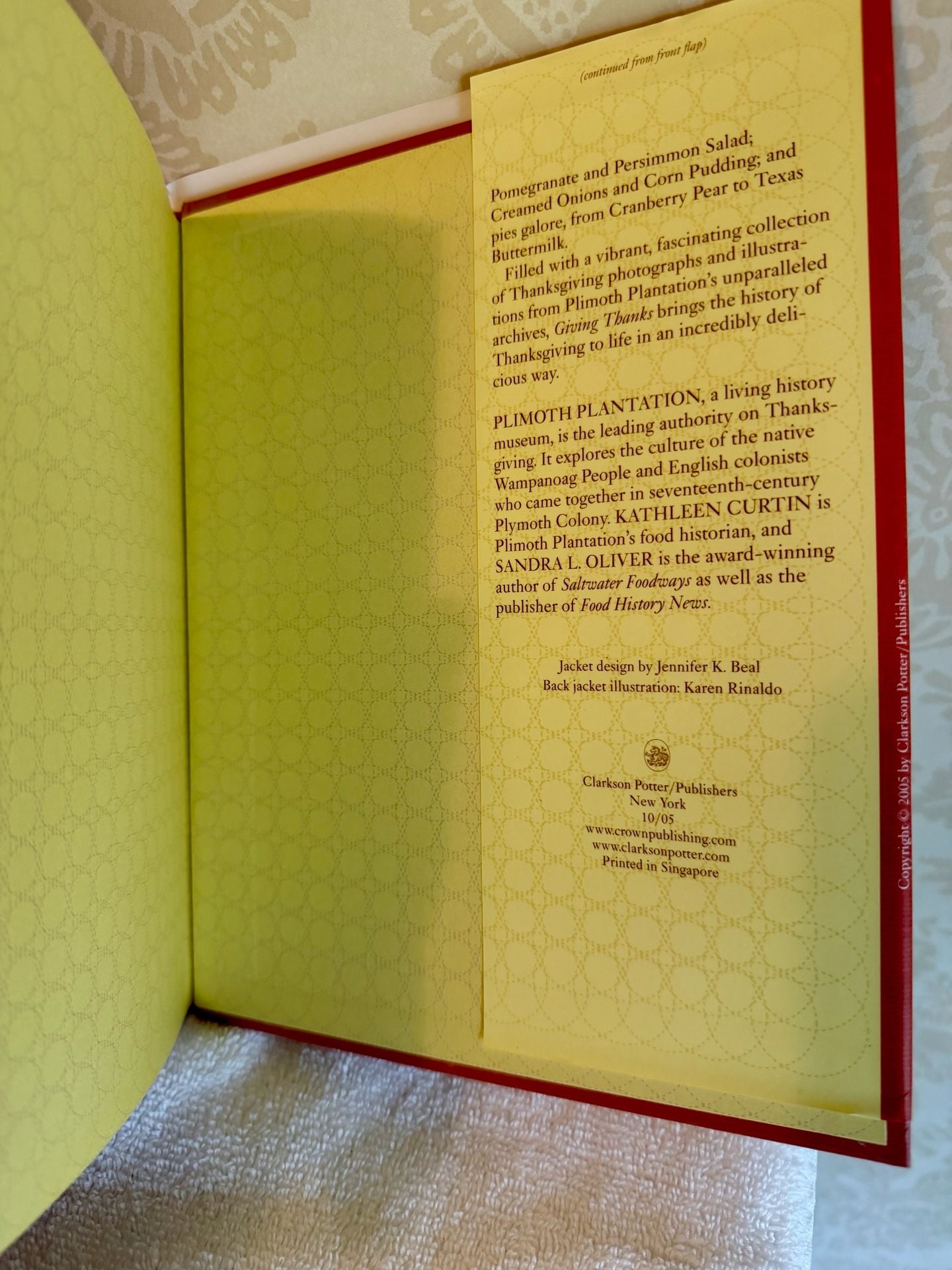 Giving Thanks – 2005 1st Edition Hardcover Cookbook – Thanksgiving 9