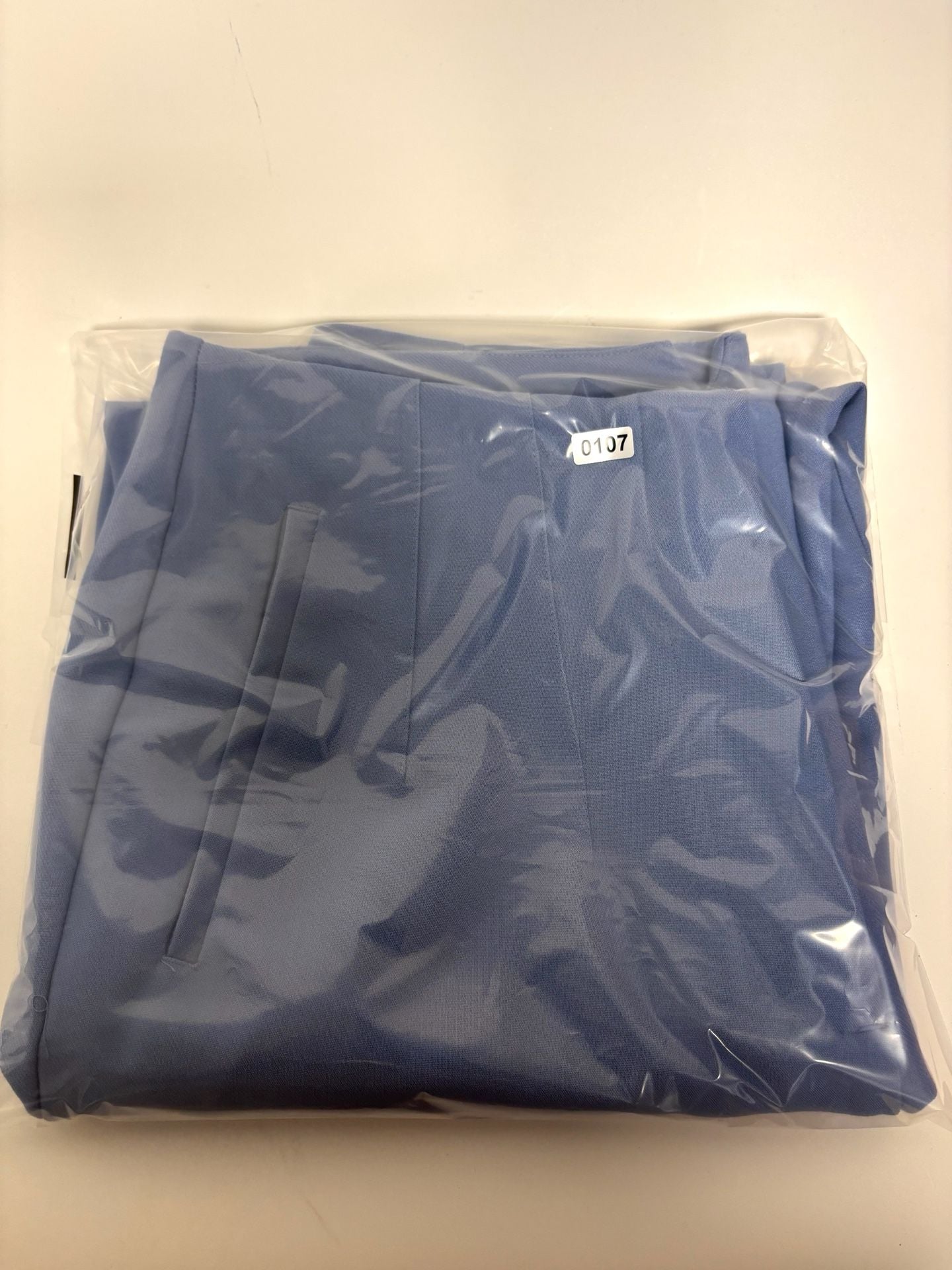 Nine West Tapered Pants Size 8 Blue Polyester Blend 10