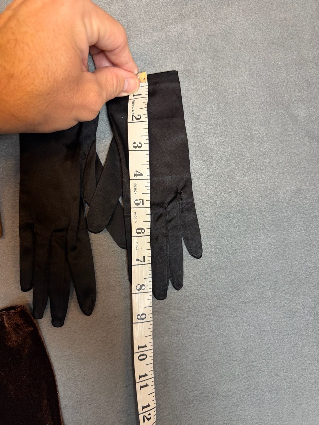 Vintage Glove Bundle Satin Velvet Lot of 3 Pairs 6