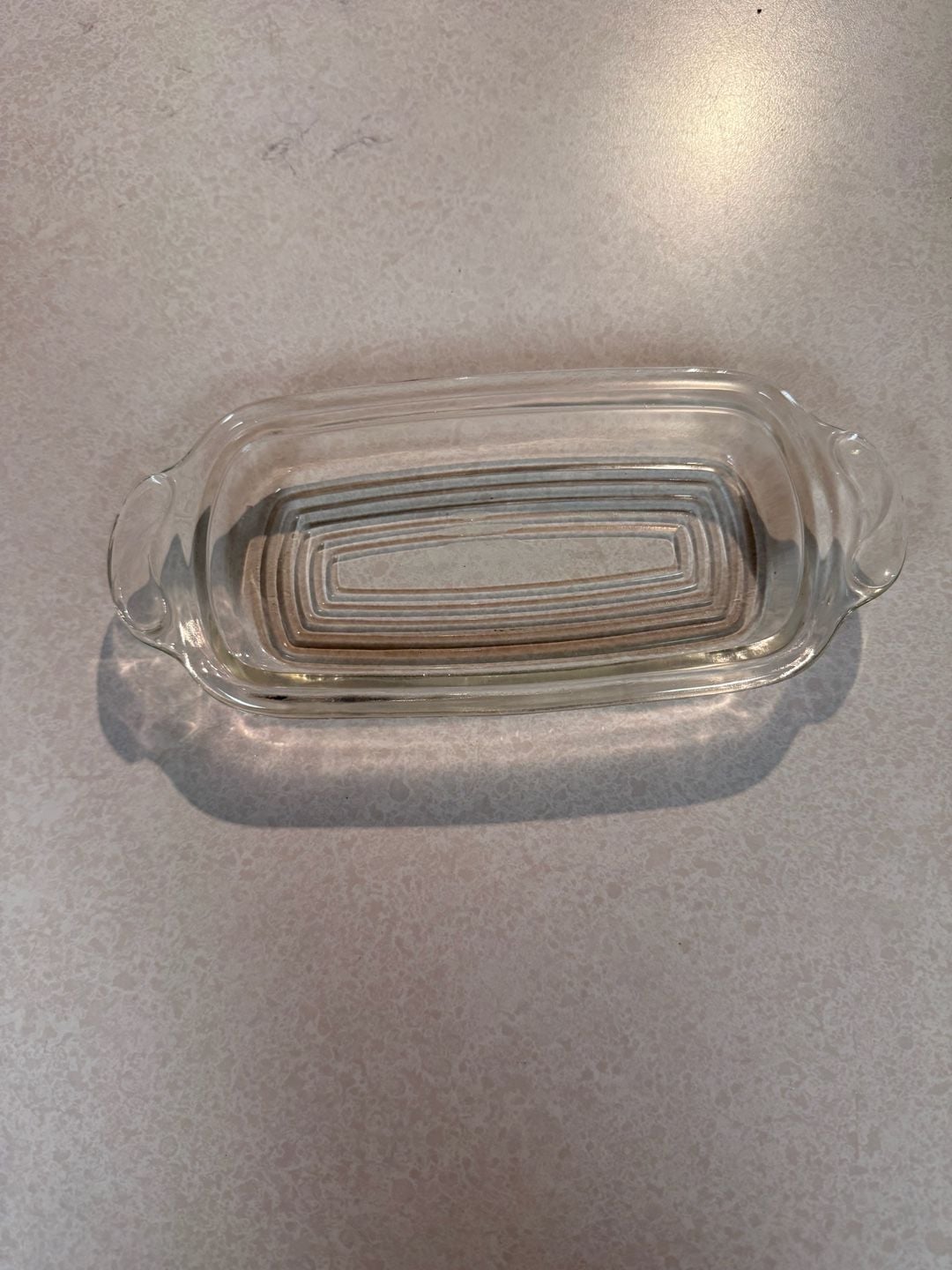 Anchor Hocking Clear Glass Butter Dish Base 1
