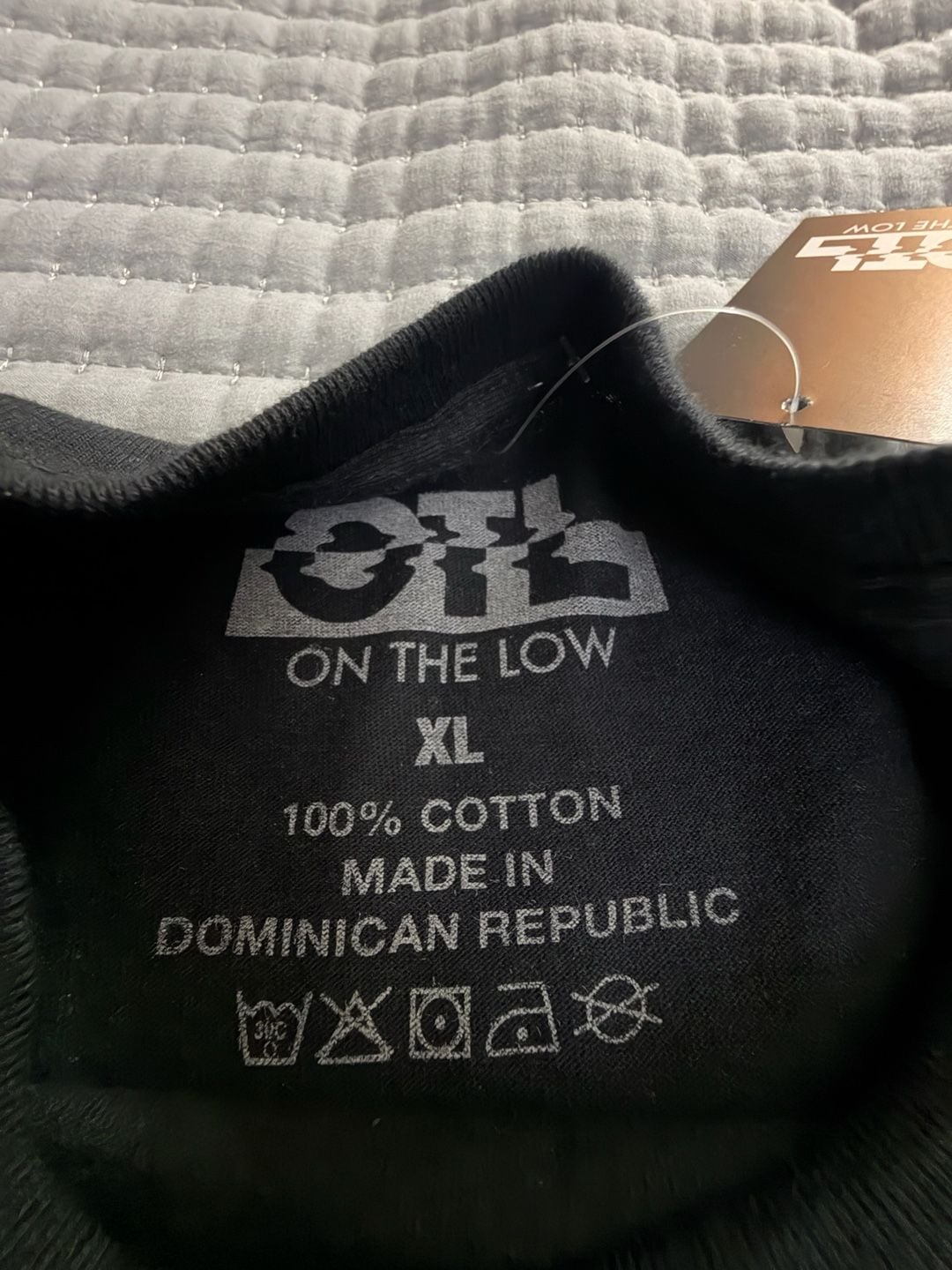 OTL On The Low Forgiven Graphic Muscle Tank Top Size XL Black 4