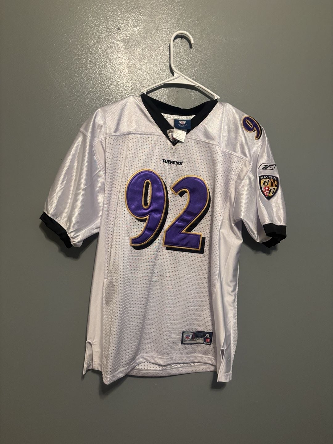 Reebok NFL Equipment Baltimore Ravens Ngata 92 Jersey Size XL 2