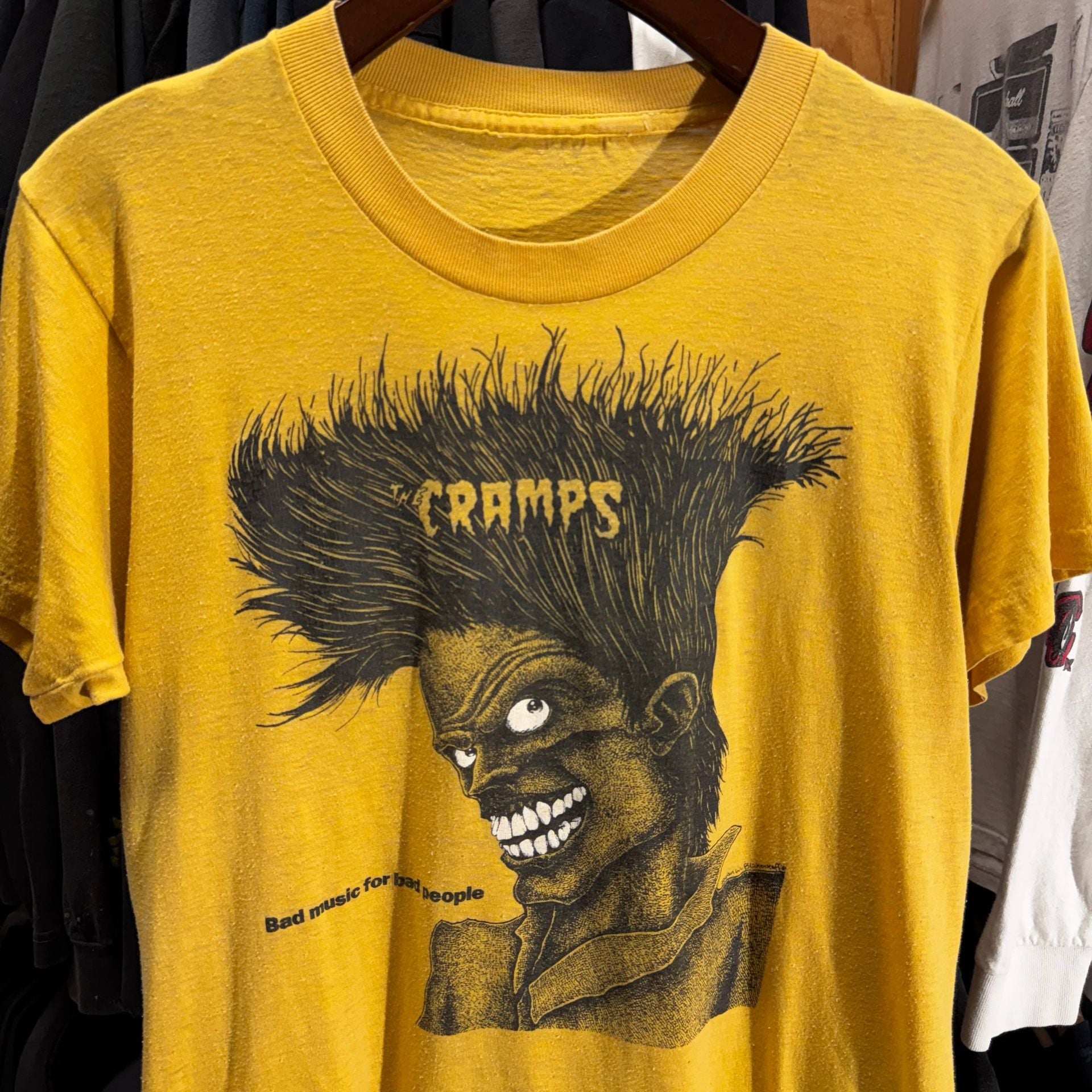 1980s The Cramps Bad Music For Bad People Large Shirt 3