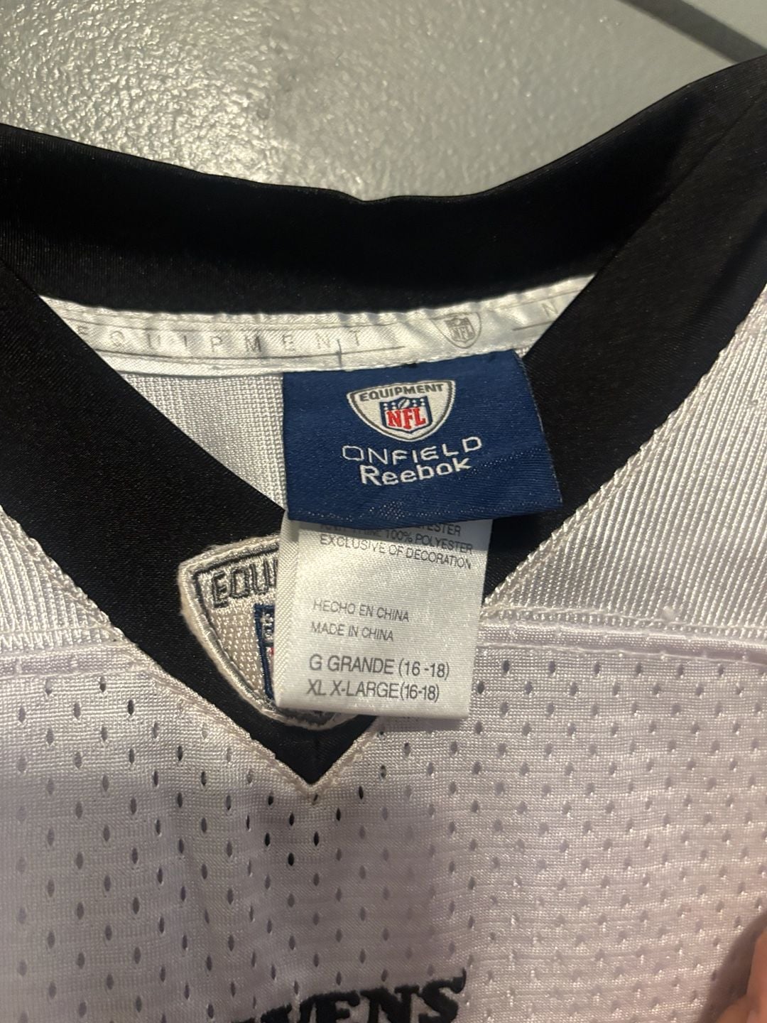 Reebok NFL Equipment Baltimore Ravens Ngata 92 Jersey Size XL 5