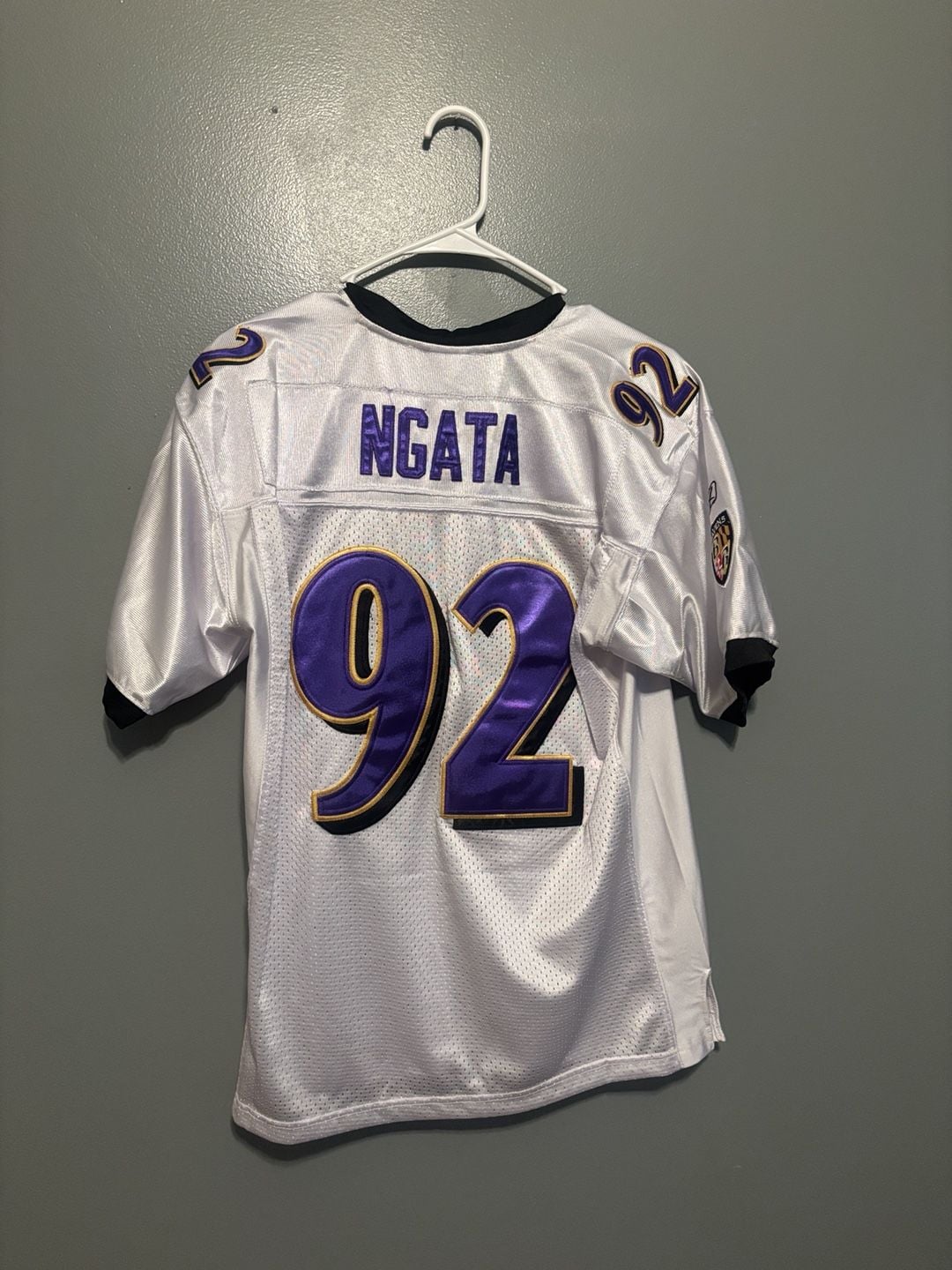 Reebok NFL Equipment Baltimore Ravens Ngata 92 Jersey Size XL 7