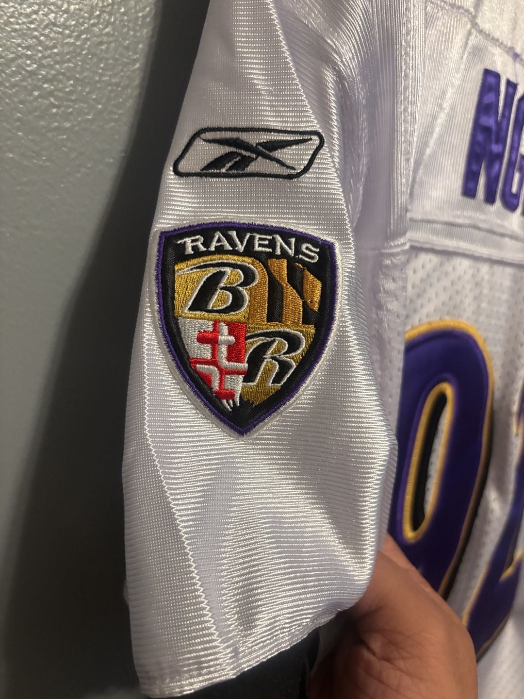 Reebok NFL Equipment Baltimore Ravens Ngata 92 Jersey Size XL 9