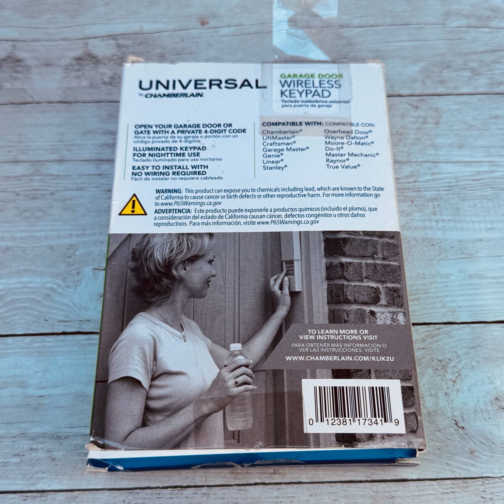 Chamberlain Universal Garage Door Wireless Keypad KLIK2U-P2 2
