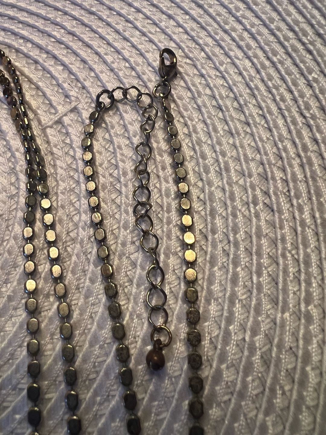 Brighton Silver Tone Beaded Lariat Necklace 3