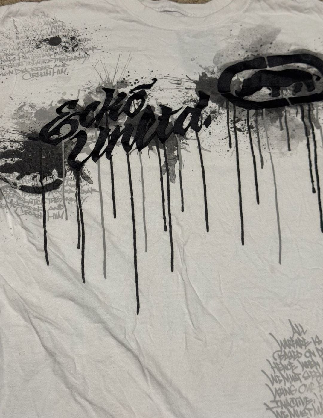 Y2K Ecko Unltd Graphic T-Shirt White 4