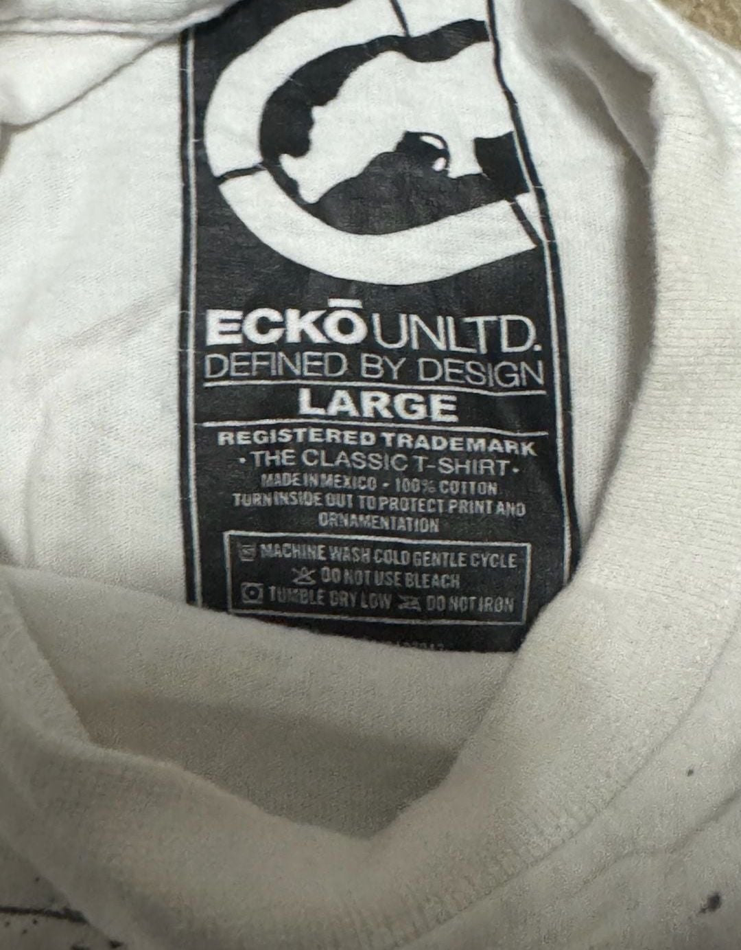 Y2K Ecko Unltd Graphic T-Shirt White 6