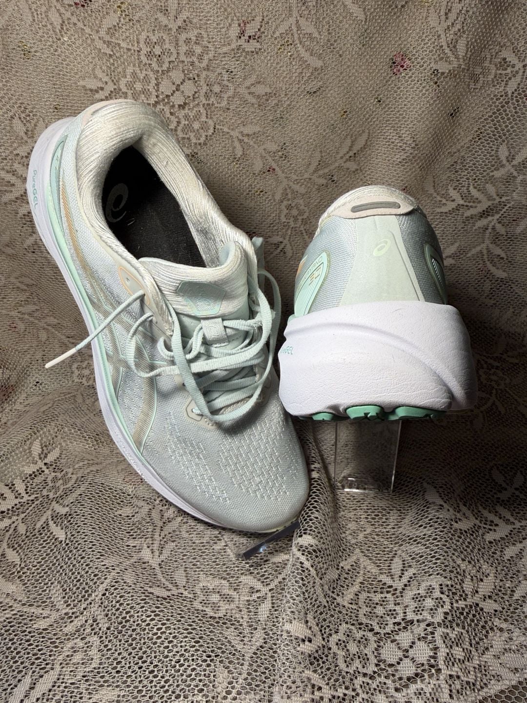 LUS 5 Asics Gel-Kayano 30 Size 10.5 Glacier Grey Pure Silver 7