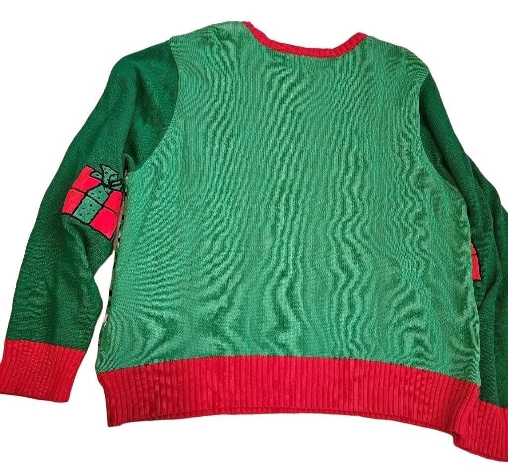 Peanuts Snoopy Light Up Song Ugly Christmas Sweater Spencers Unisex Adult XL 5