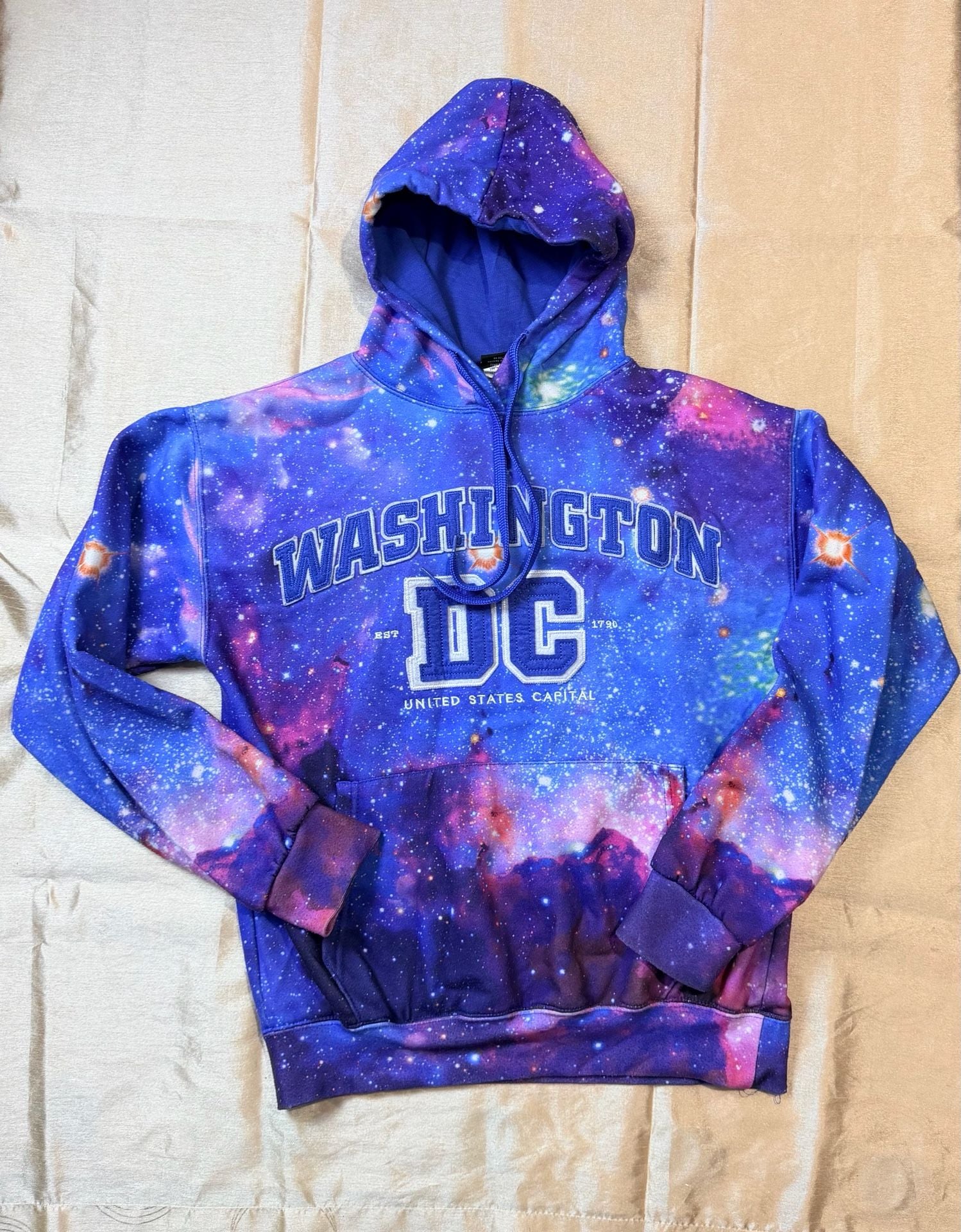 Washington DC Galaxy Print Hoodie Sweatshirt 2