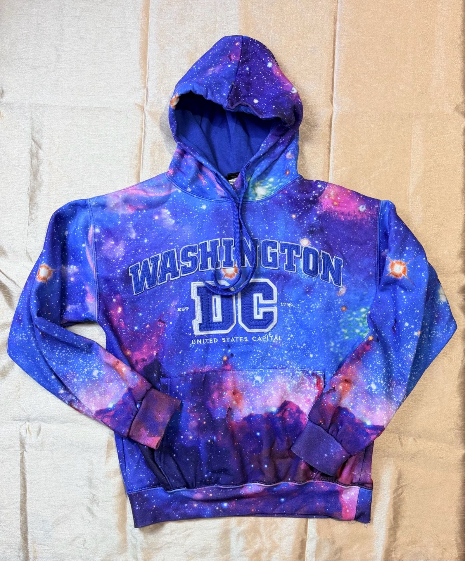Washington DC Galaxy Print Hoodie Sweatshirt 3