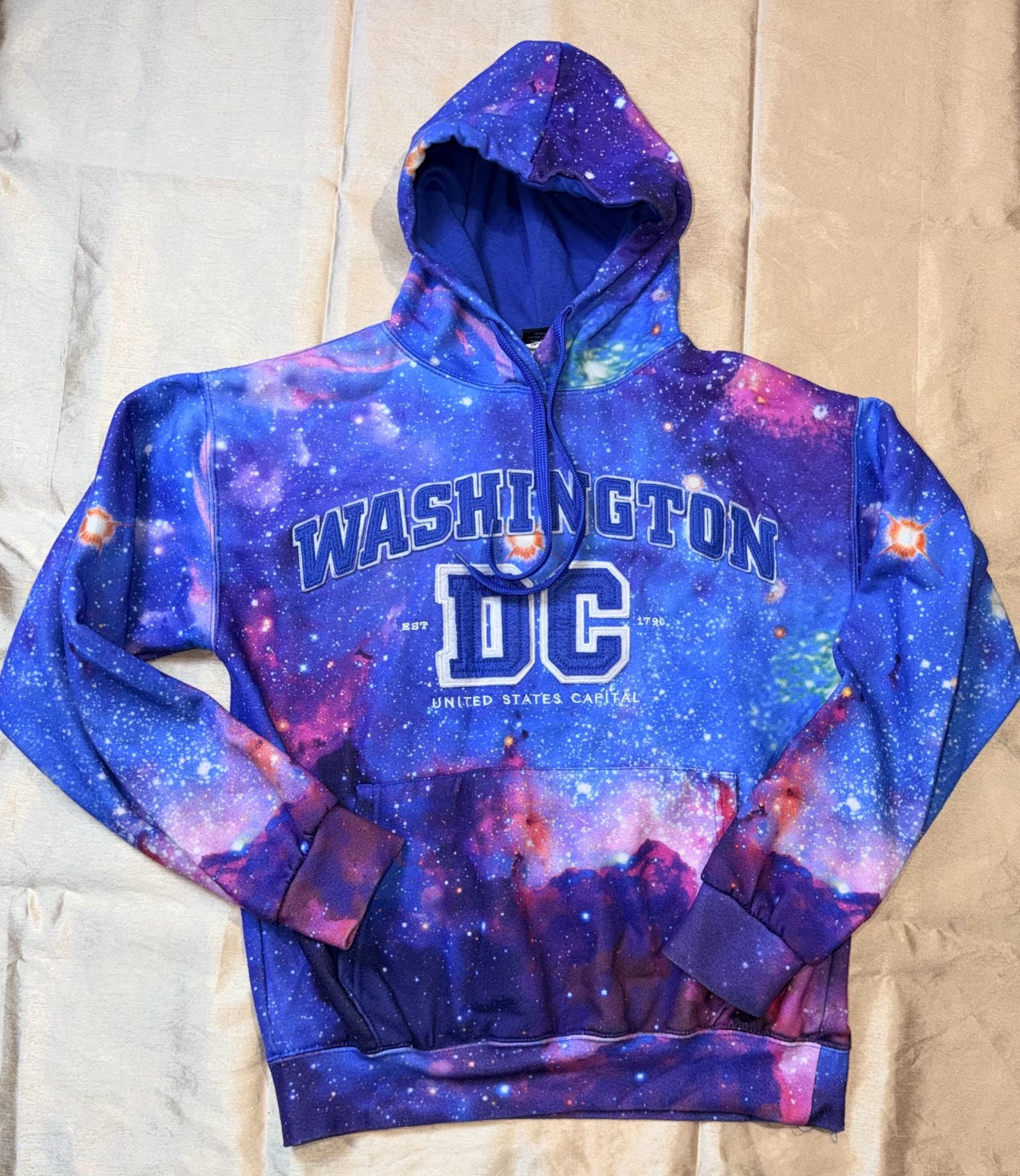 Washington DC Galaxy Print Hoodie Sweatshirt 4