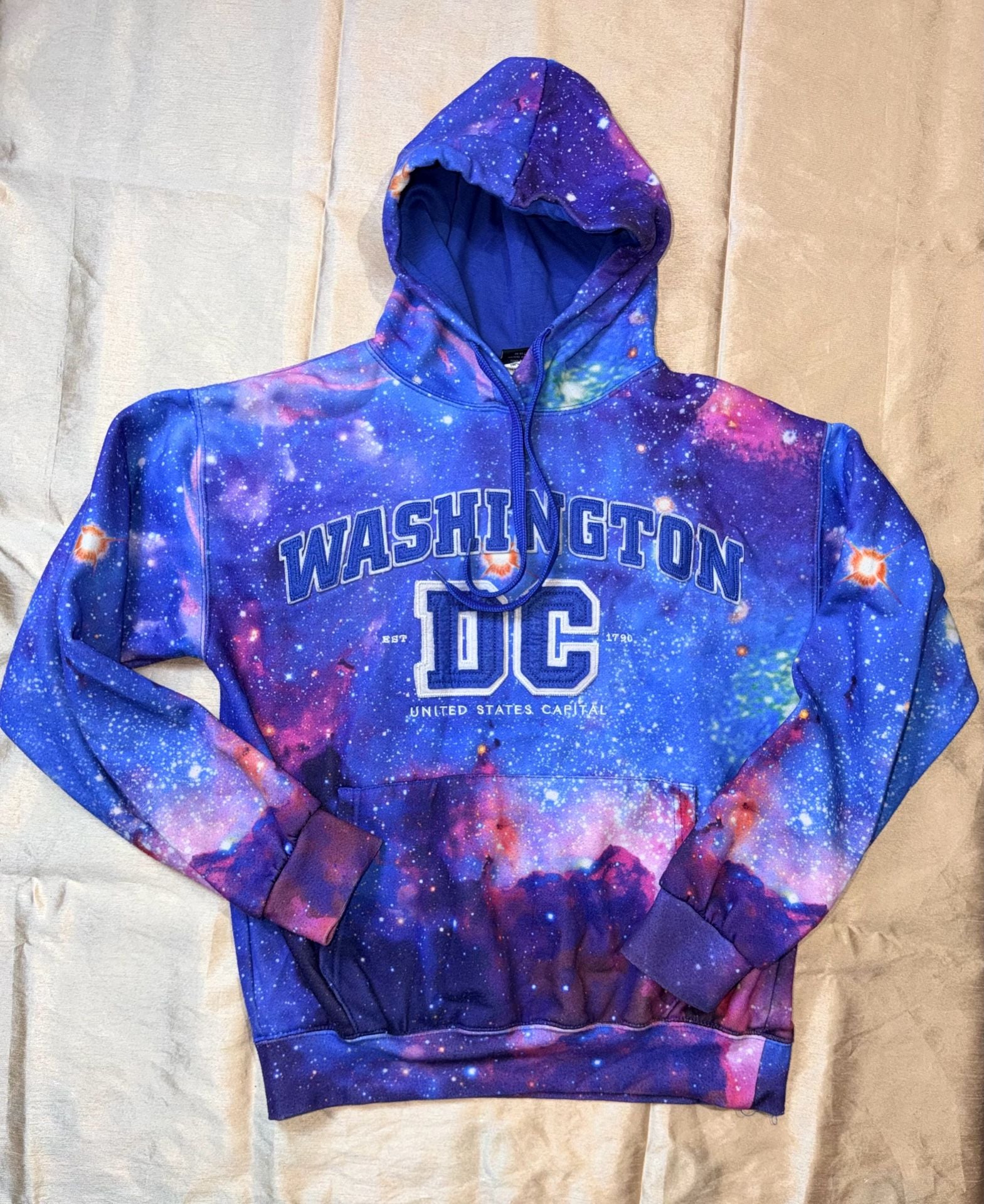 Washington DC Galaxy Print Hoodie Sweatshirt 5