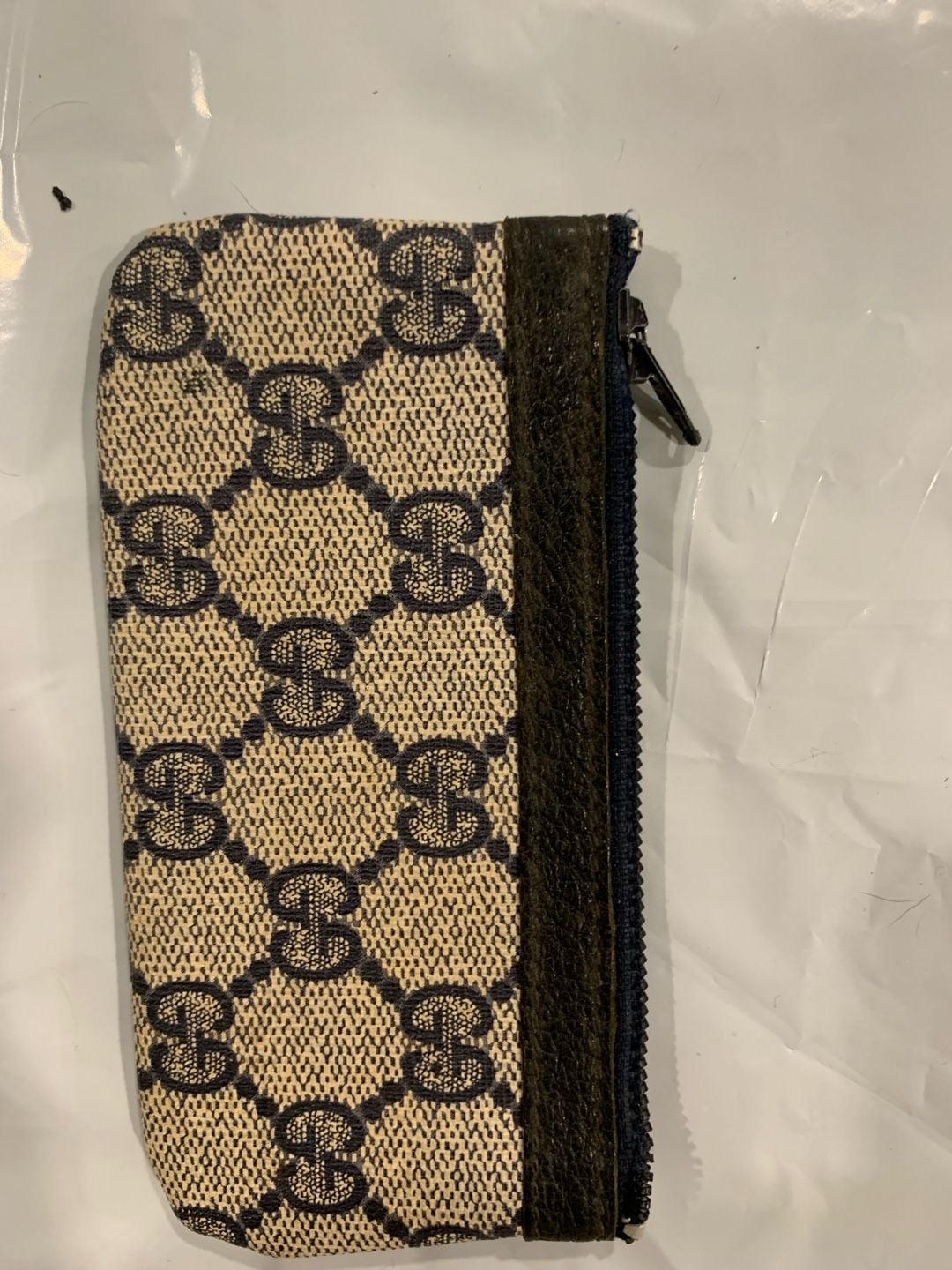 From the 1980s Gucci GG Monogram Canvas Zip Coin Pouch 7