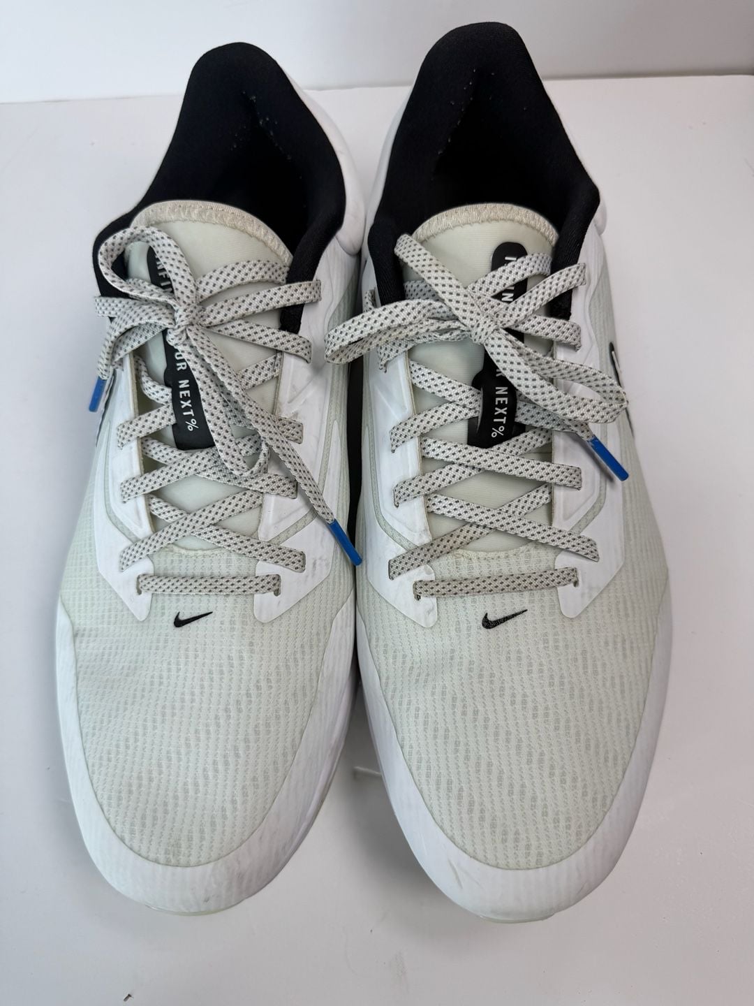 Nike Air Zoom Infinity Tour NEXT% White Black Golf Shoes Men’s 12.5 3