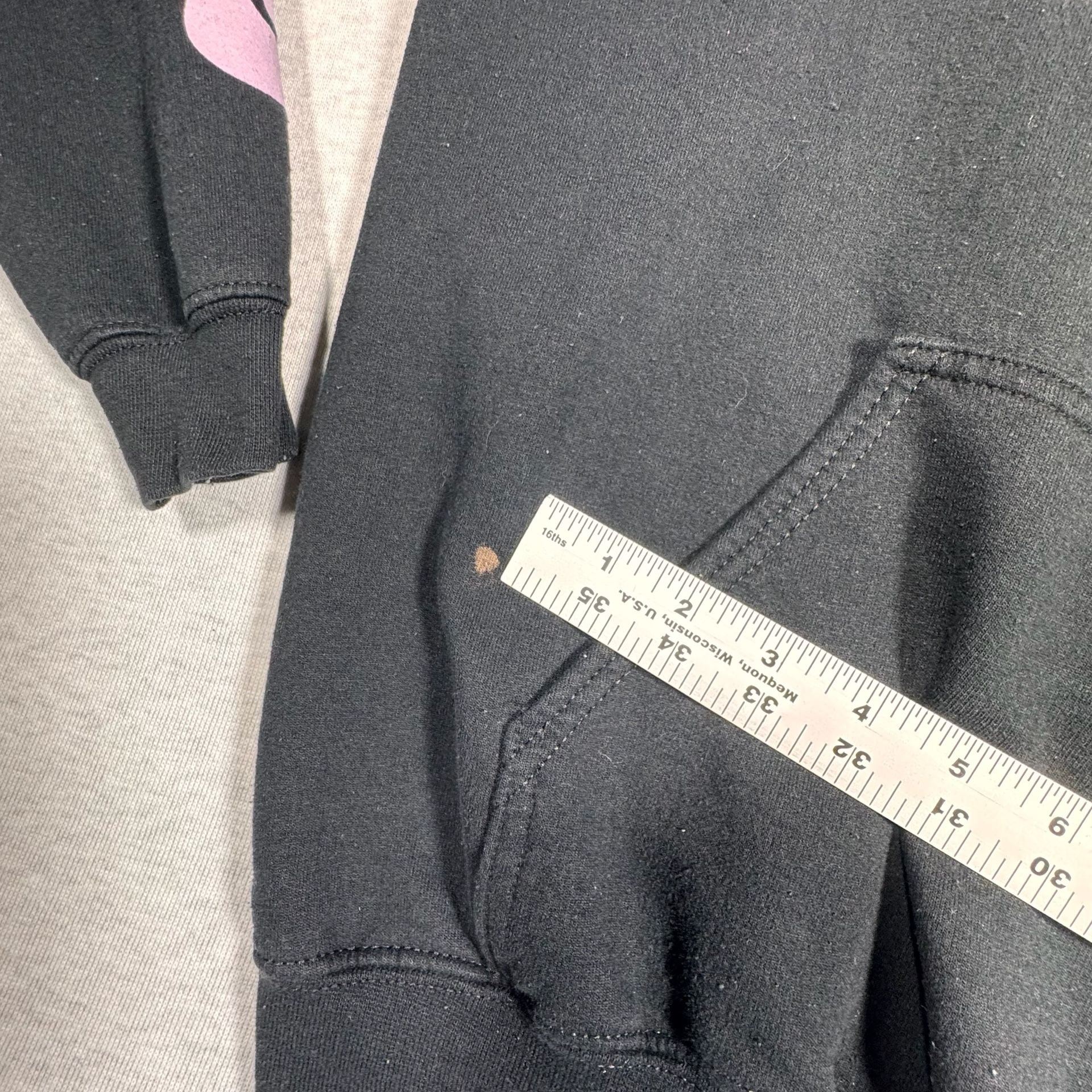 Hello Kitty x Pusheen Black Hoodie Sweatshirt Graphic Donut 4