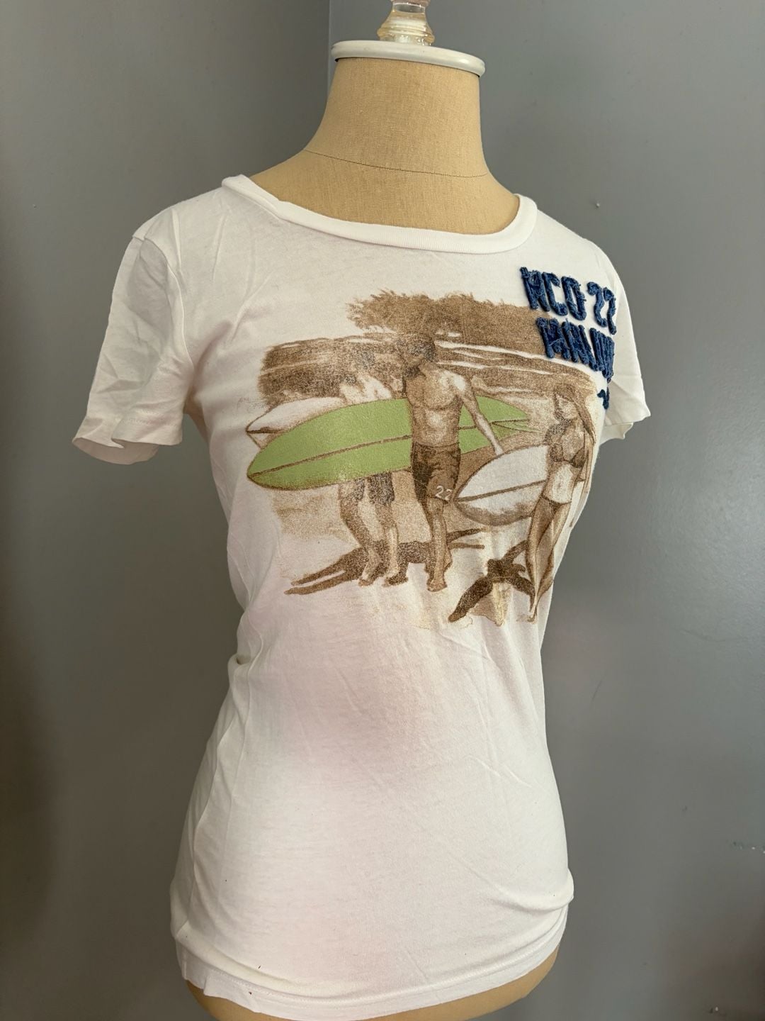 Hollister Malibu Graphic T-Shirt White 3