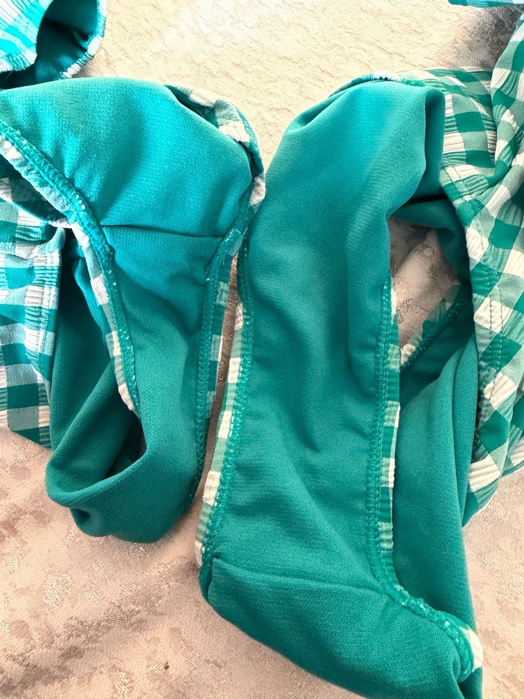Matching set Wonder Nation Girls Teal Bathing suit Size S 6-6x and Size XL14-16 5