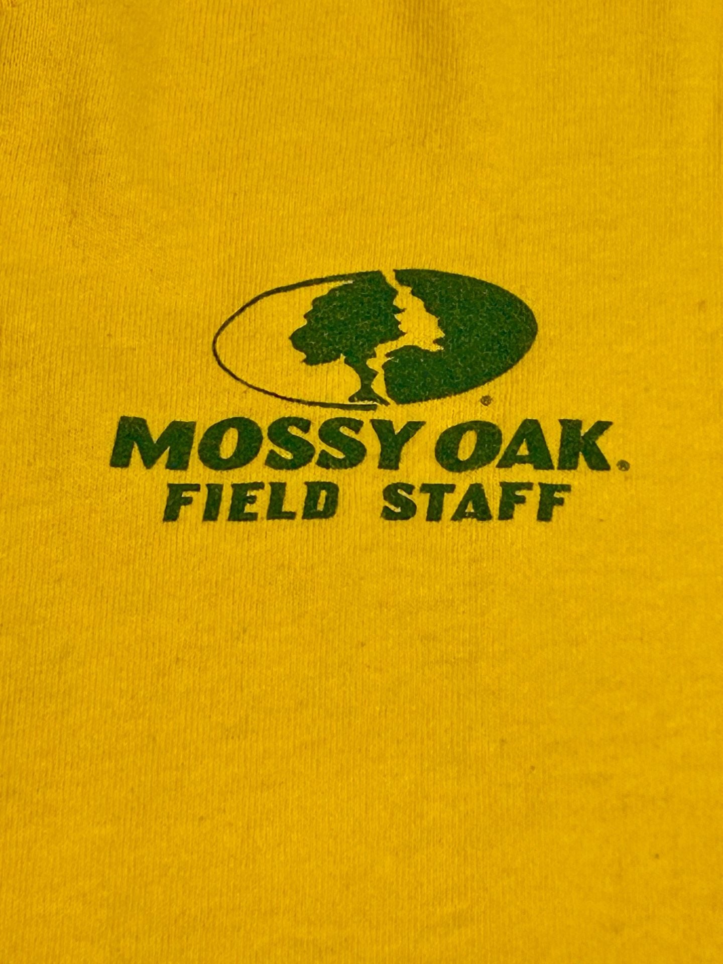Jerzees Mossy Oak Field Staff Long Sleeve Shirt Size 2XL Yellow 6