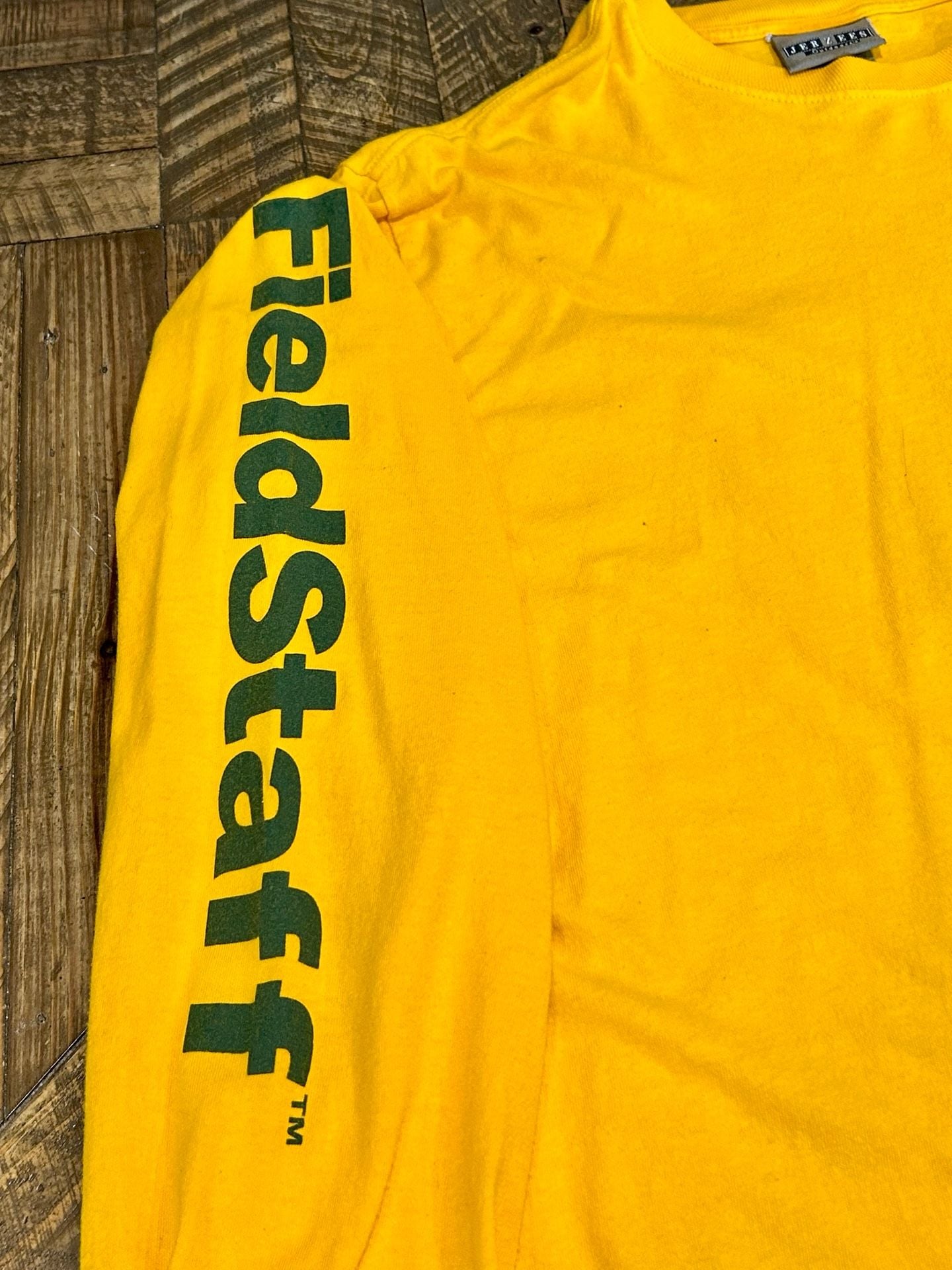 Jerzees Mossy Oak Field Staff Long Sleeve Shirt Size 2XL Yellow 7