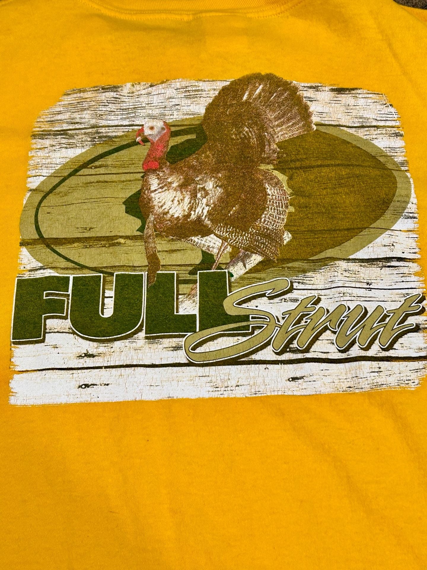 Jerzees Mossy Oak Field Staff Long Sleeve Shirt Size 2XL Yellow 10