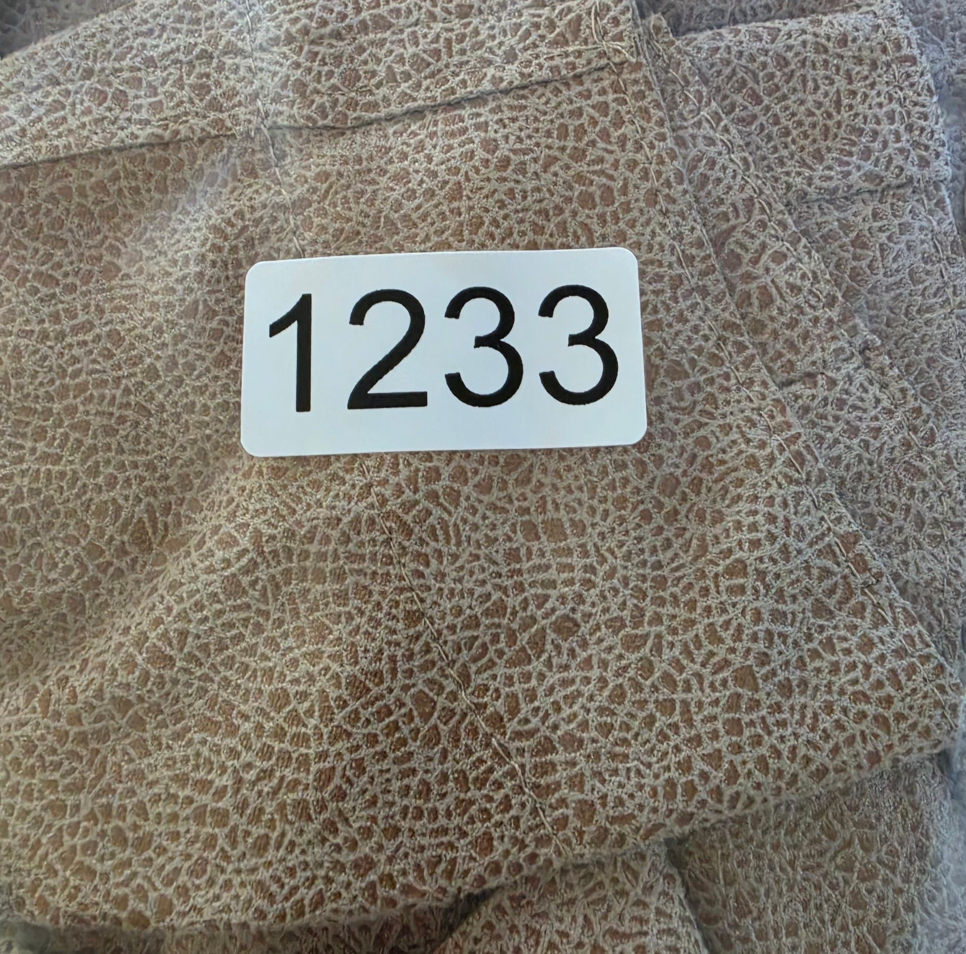 Lysse Faux Suede Jacket Size L Camel Brown Drape Open 9