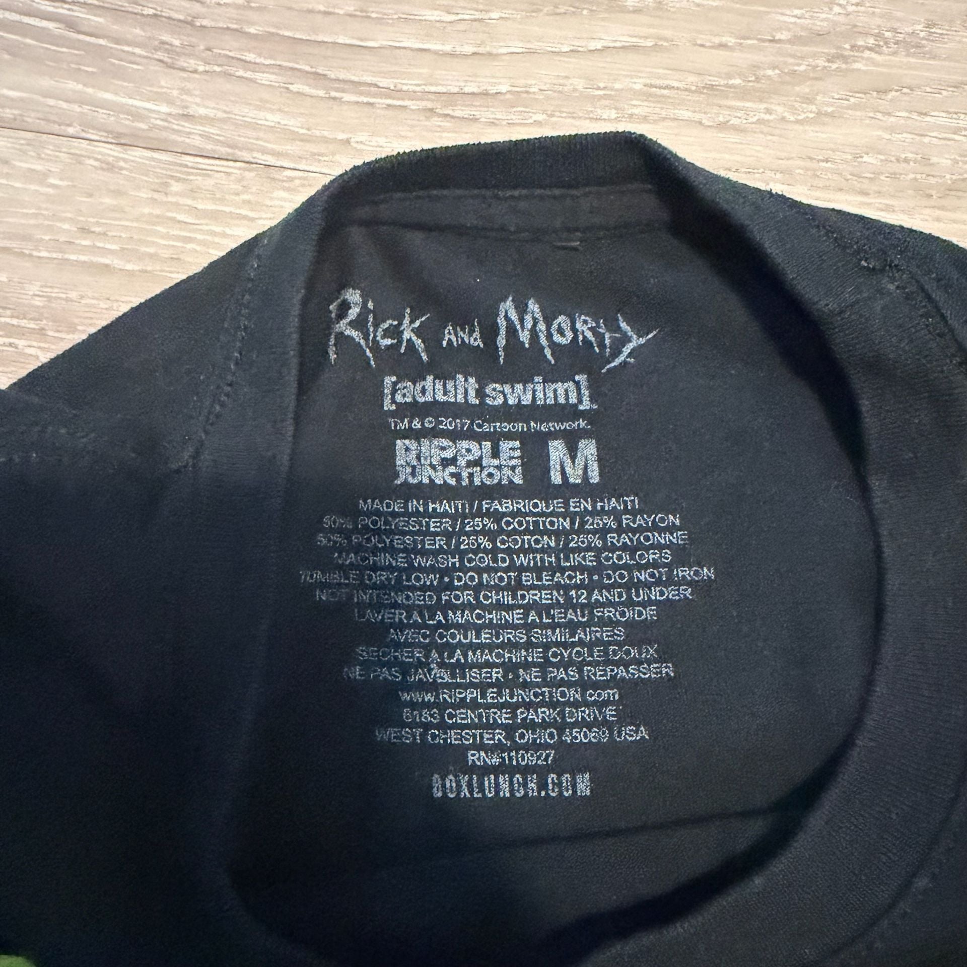 Rick and Morty Pickle Rick T-Shirt Size M Black 3