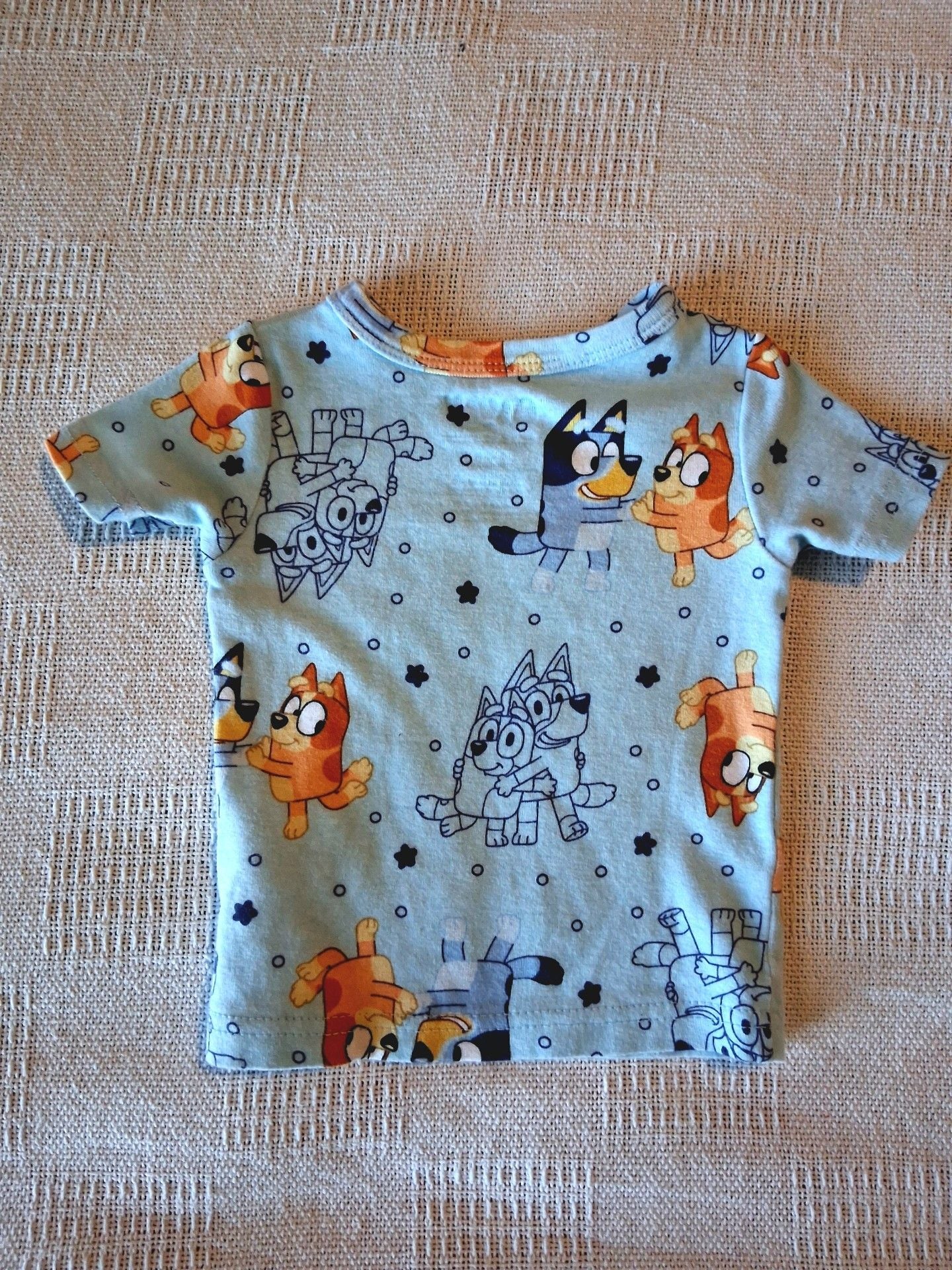 Bluey T-Shirt Blue Graphic Print 7