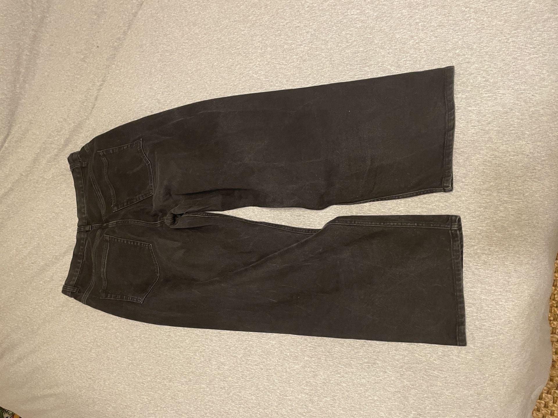 Wray Black Wide Leg Denim Jeans Size 12
Grunge 6