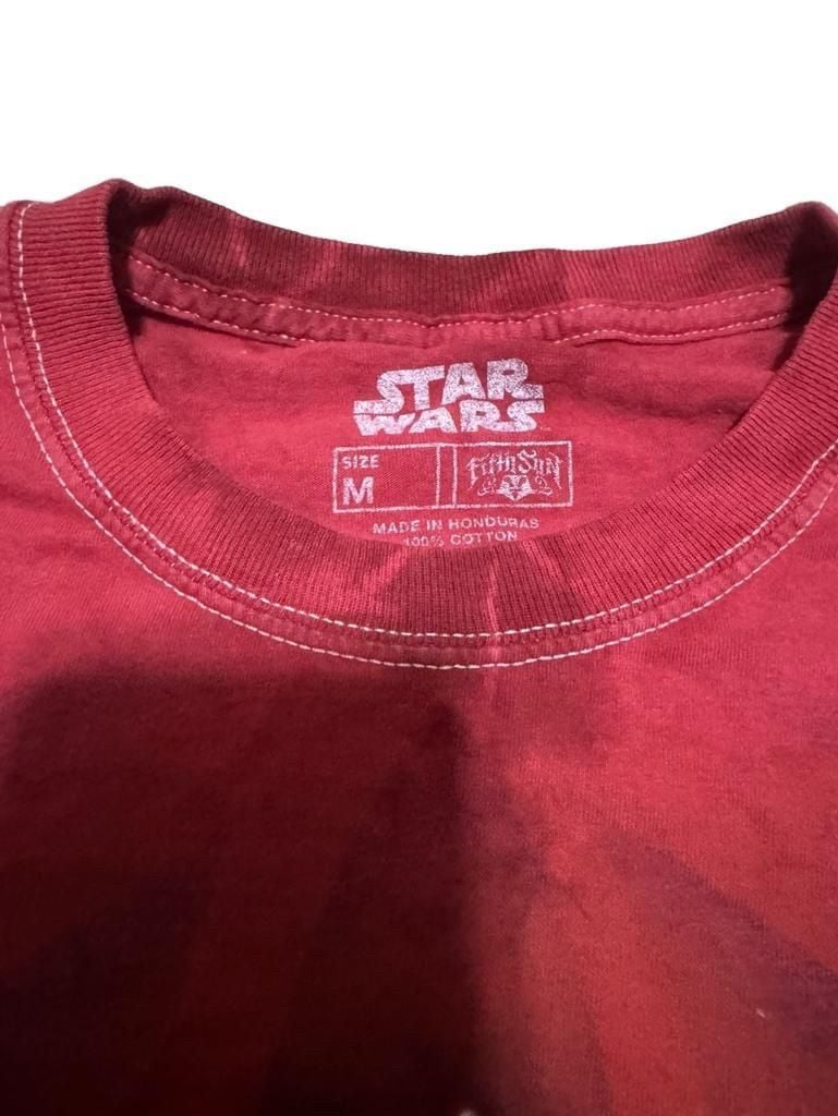 Fifth Sun Star Wars Darth Maul T-Shirt Size M Red Tie-Dye 2