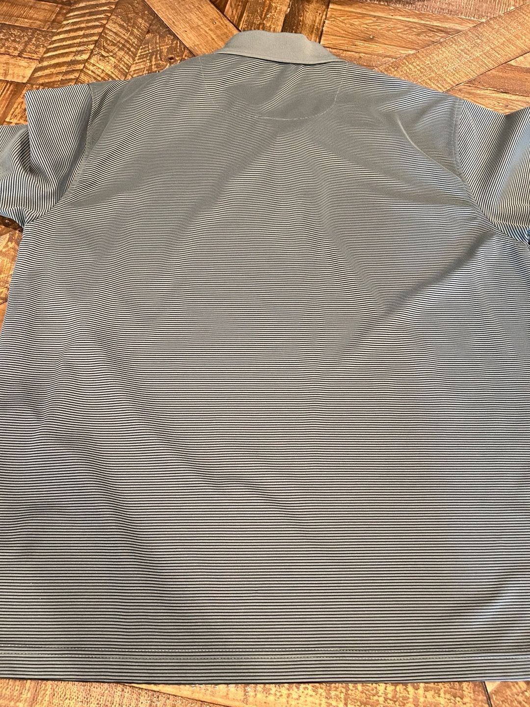 Grand Slam Golf Polo Shirt Size XXL Striped Gray Polyester 6