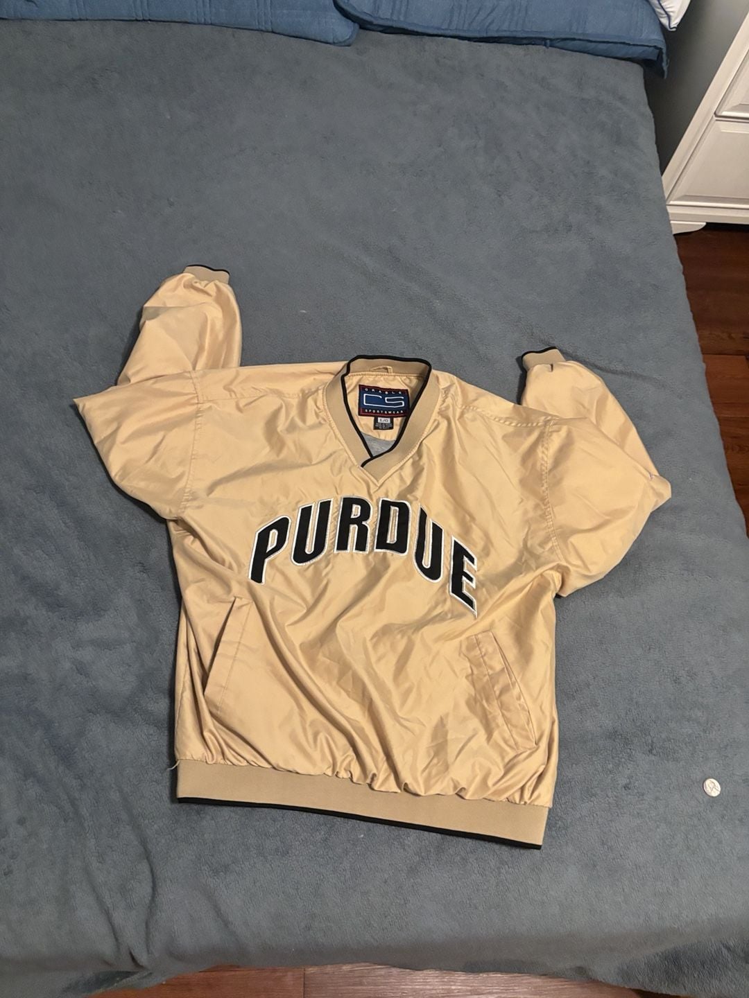 Crable Sportswear Purdue University Vintage Windbreaker Size L 10